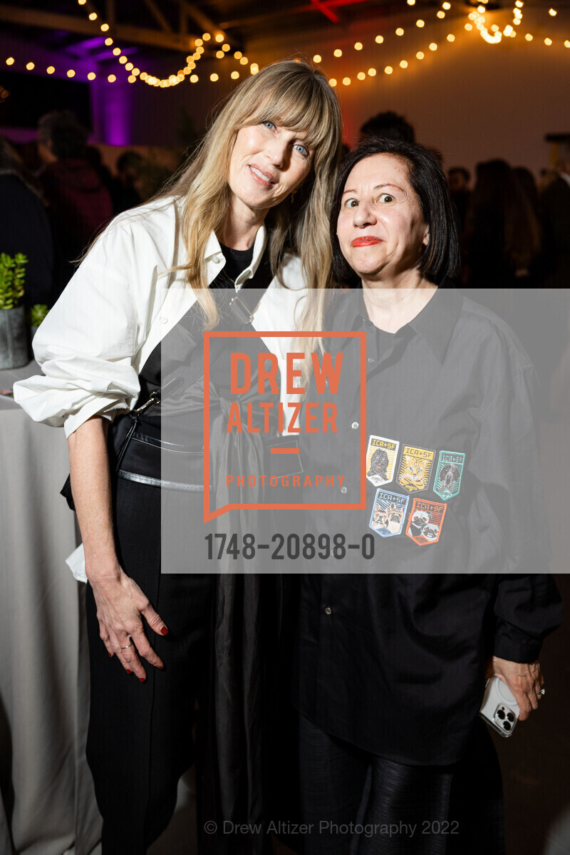 Nancy Rogers Ray, Pamela Hornig, Institute of Contemporary Art San Francisco Opening with Jeffrey Gibson, Institute of Contemporary Art. 901 Minnesota St, SF, CA 94107 US, September 30th, 2022, Photo #1748-20898-0 Nancy Rogers Ray, Pamela Hornig, Photo #1748-20898-0