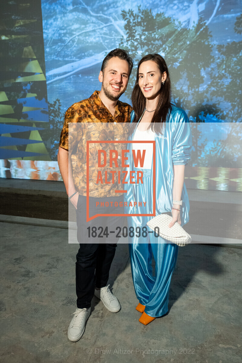 Mike Krieger, Kaitlyn Krieger, Institute of Contemporary Art San Francisco Opening with Jeffrey Gibson, Institute of Contemporary Art. 901 Minnesota St, SF, CA 94107 US, September 30th, 2022, Photo #1824-20898-0 Mike Krieger, Kaitlyn Krieger, Photo #1824-20898-0