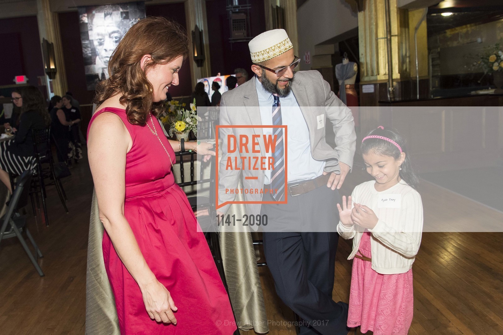 Angie Tate, Mufaddal Ezzy, Oakland School for the Arts' Annual Gala with Governor Brown, Sweet's Ballroom. 1933 Broadway, April 27th, 2017, Photo #1141-2090 Angie Tate, Mufaddal Ezzy, Photo #1141-2090