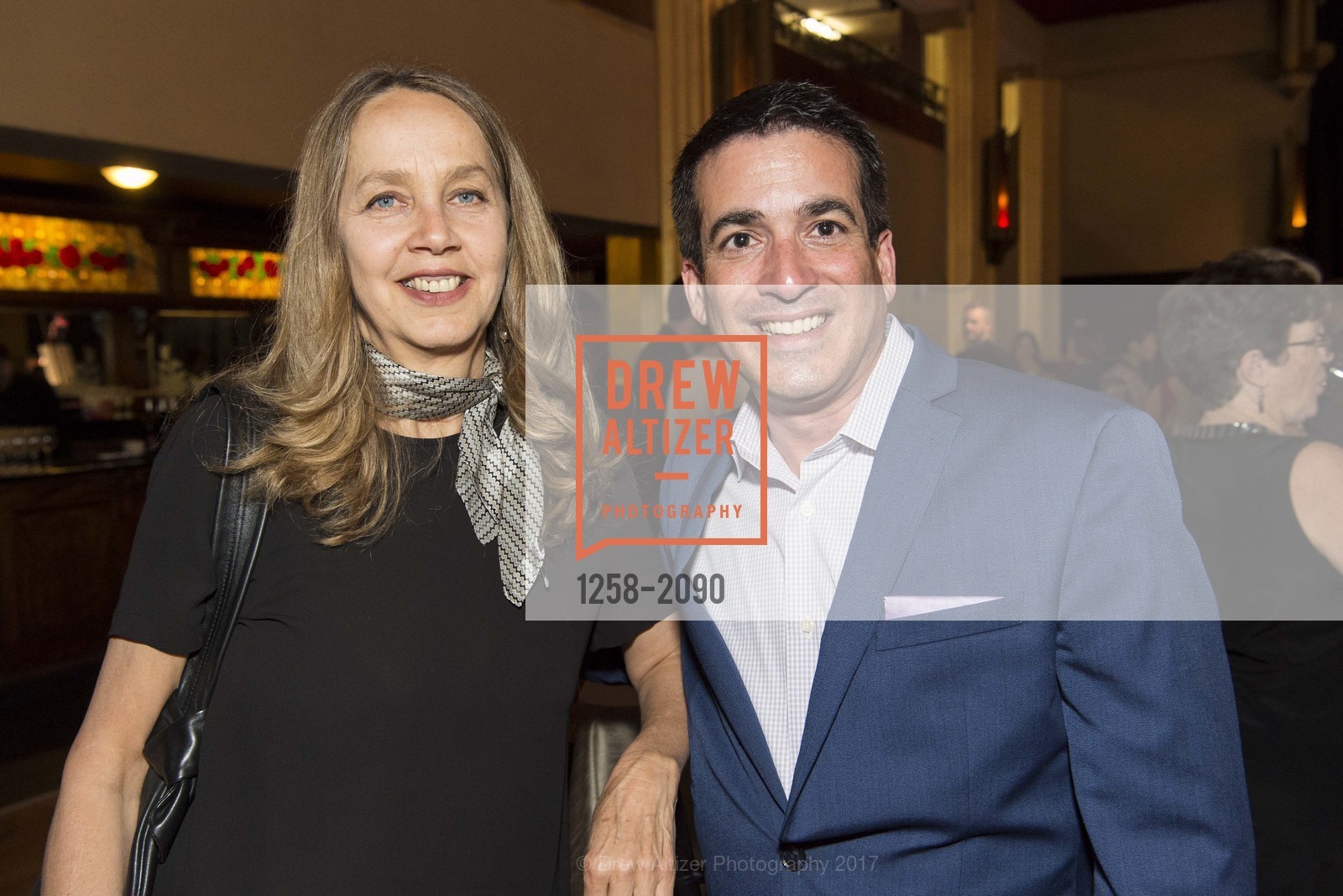 Michaela Peters, Steve Borg, Oakland School for the Arts' Annual Gala with Governor Brown, Sweet's Ballroom. 1933 Broadway, April 27th, 2017, Photo #1258-2090 Michaela Peters, Steve Borg, Photo #1258-2090