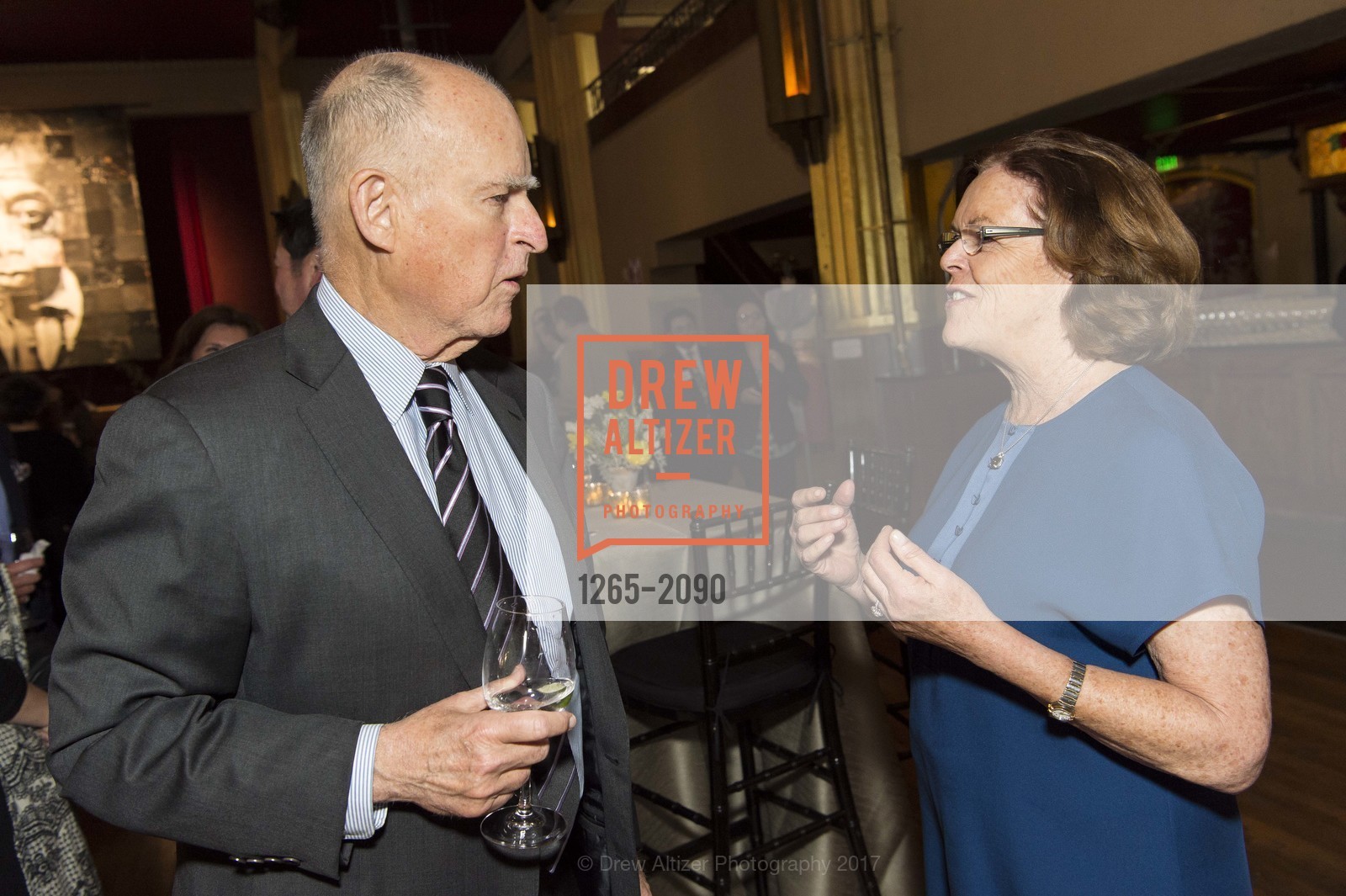 Jerry Brown, Oakland School for the Arts' Annual Gala with Governor Brown, Sweet's Ballroom. 1933 Broadway, April 27th, 2017, Photo #1265-2090 Jerry Brown, Photo #1265-2090