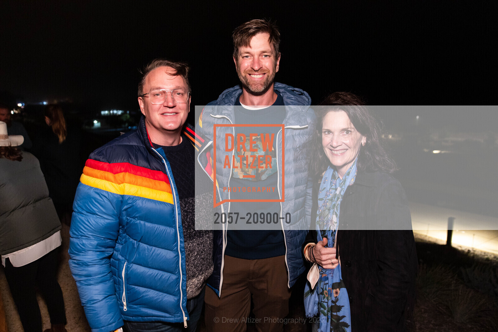 Chris Miers, Jeff McCarthy, Diana Nelson, Trails Forever Gala, Presidio Tunnel Tops. 210 Lincoln Blvd, SF, CA 94129, September 30th, 2022, Photo #2057-20900-0 Chris Miers, Jeff McCarthy, Diana Nelson, Photo #2057-20900-0