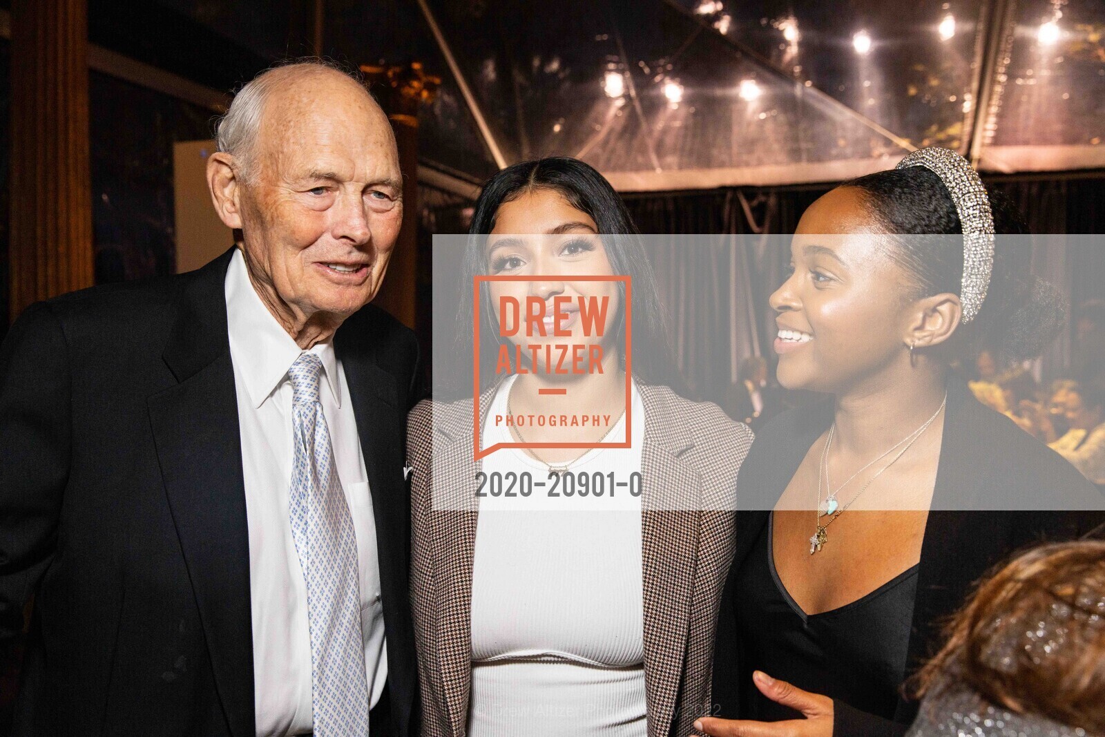 Preston Butcher, Laura Gaytan, Niyha Brooks, Peninsula Volunteers Incorporated 75th Anniversary Gala 2022, Rosewood Sand Hill. 2825 Sand Hill Rd, Menlo Park, CA 94025 US, October 1st, 2022, Photo #2020-20901-0 Preston Butcher, Laura Gaytan, Niyha Brooks, Photo #2020-20901-0