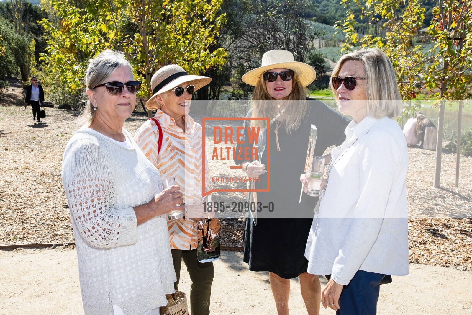 Lisa Neil, Cindy Pawlcyn, Christy Pestoni, Kate Eilertsen, ODC's Fall for Art 2022, McEvoy Ranch. 5935 red hill road petaluma ca, October 2nd, 2022, Photo #1895-20903-0 Lisa Neil, Cindy Pawlcyn, Christy Pestoni, Kate Eilertsen, Photo #1895-20903-0