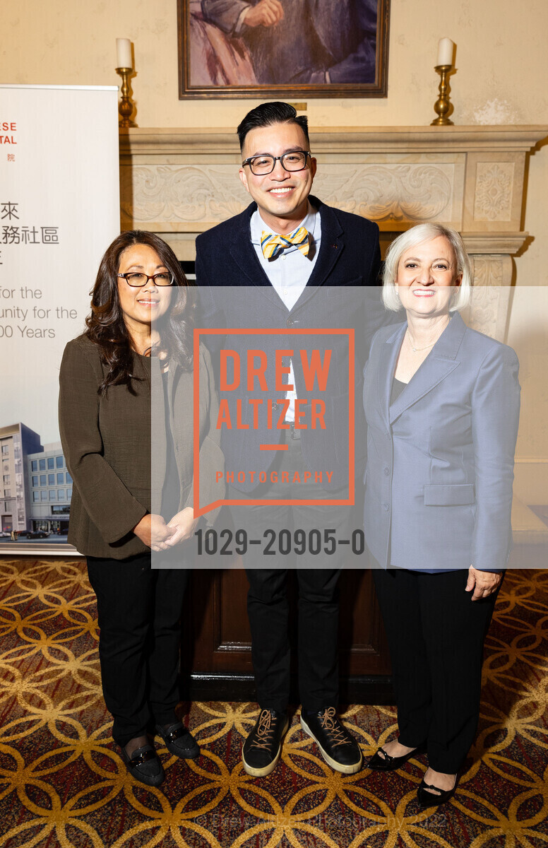 Patricia Chung, John Si, Nia Lendaris, Chinese Hospital at The Olympic Club Golf Course 2022, The Olympic Club. 599 Skyline Blvd, SF, CA 94132 US, October 3rd, 2022, Photo #1029-20905-0 Patricia Chung, John Si, Nia Lendaris, Photo #1029-20905-0