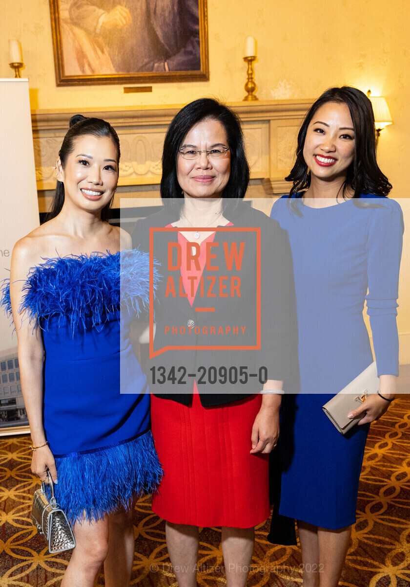 Betty Yu, Jian Zhang, Judy Lee, Chinese Hospital at The Olympic Club Golf Course 2022, The Olympic Club. 599 Skyline Blvd, SF, CA 94132 US, October 3rd, 2022, Photo #1342-20905-0 Betty Yu, Jian Zhang, Judy Lee, Photo #1342-20905-0