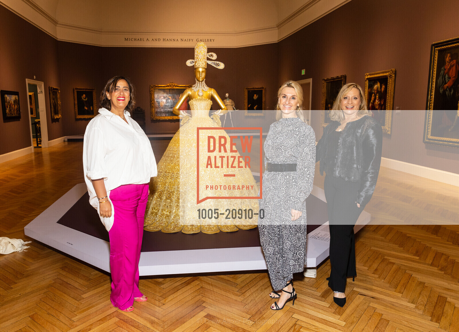 Azza Ben Yahmed, Beatrice Del Favero, Cindy Prasnal, Van Cleef & Arpels at the Legion of Honor, Legion of Honor. 100 34th Ave, SF, CA 94121 US, Photo #1005-20910-0 Azza Ben Yahmed, Beatrice Del Favero, Cindy Prasnal, Photo #1005-20910-0