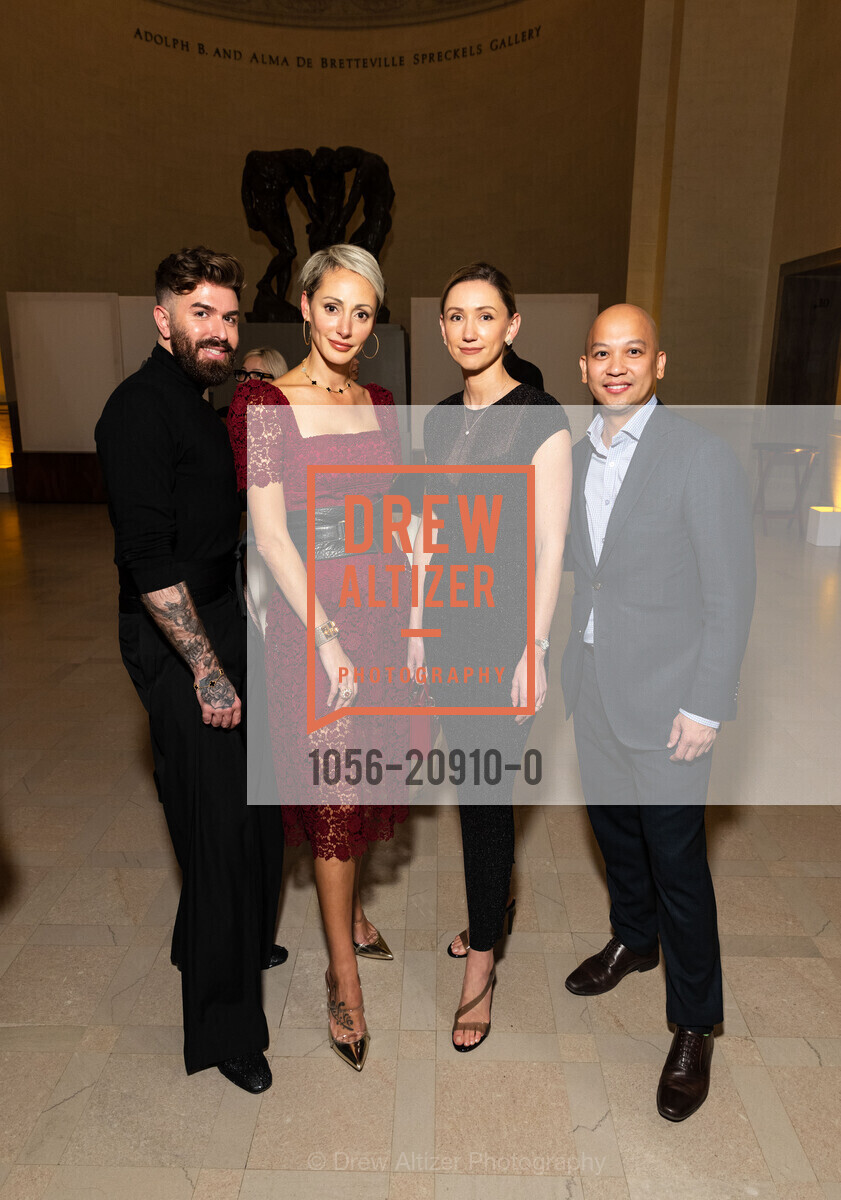 Nicholas Lasure, Leeza Gurevich, Anna Osipova, Michael Wee, Van Cleef & Arpels at the Legion of Honor, Legion of Honor. 100 34th Ave, SF, CA 94121 US, Photo #1056-20910-0 Nicholas Lasure, Leeza Gurevich, Anna Osipova, Michael Wee, Photo #1056-20910-0