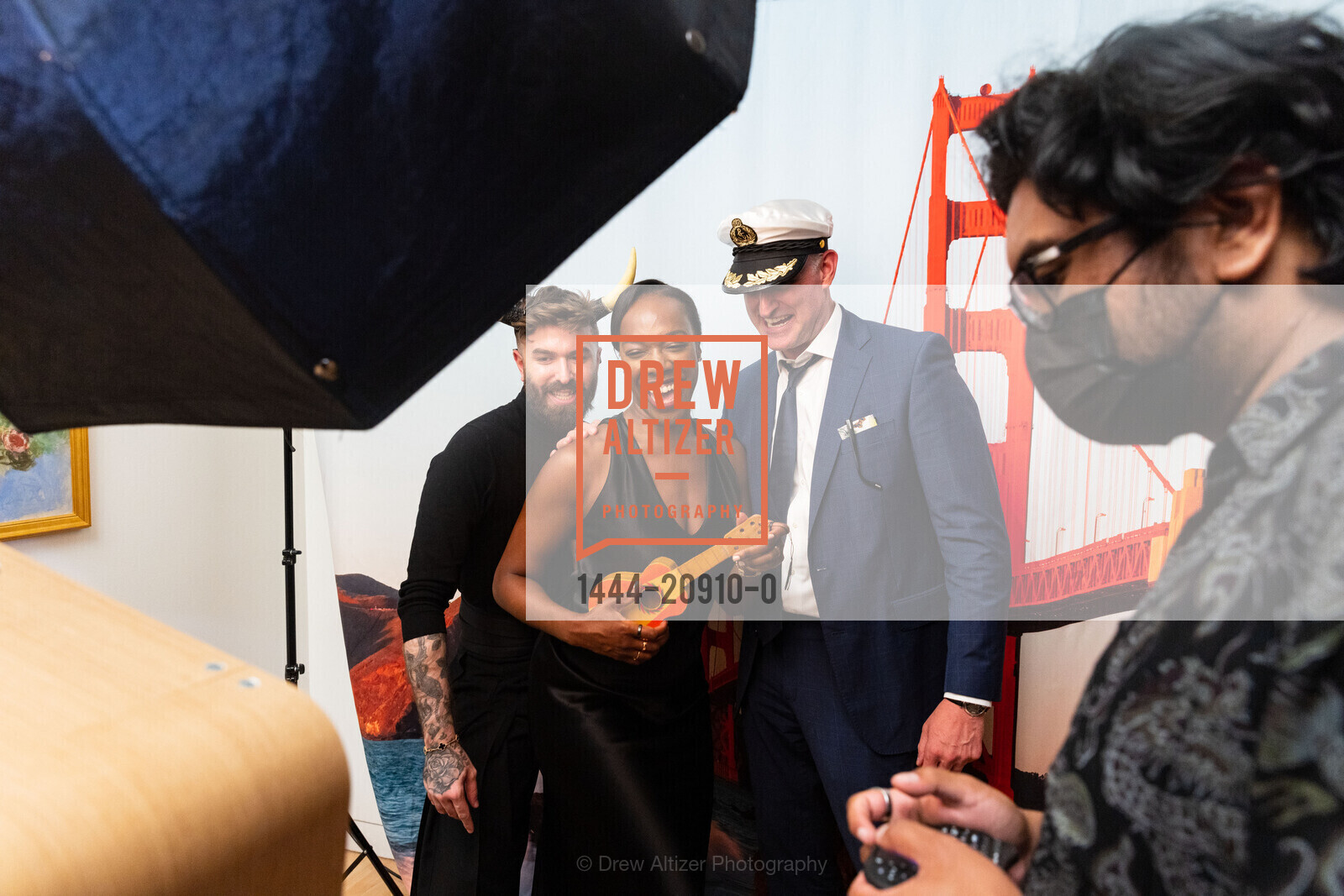Nicholas Lasure, Ashley Williams, Scott Fanslow, Van Cleef & Arpels at the Legion of Honor, Legion of Honor. 100 34th Ave, SF, CA 94121 US, Photo #1444-20910-0 Nicholas Lasure, Ashley Williams, Scott Fanslow, Photo #1444-20910-0