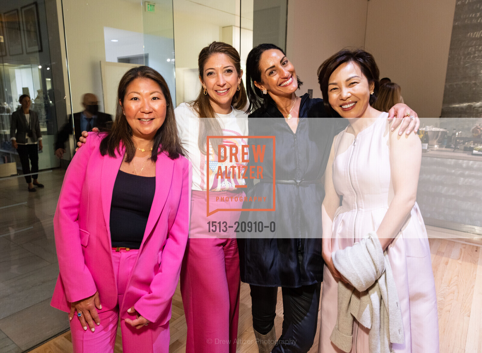Marissa Barone, Anajade Laouichi, Helen King, Van Cleef & Arpels at the Legion of Honor, Legion of Honor. 100 34th Ave, SF, CA 94121 US, Photo #1513-20910-0 Marissa Barone, Anajade Laouichi, Helen King, Photo #1513-20910-0