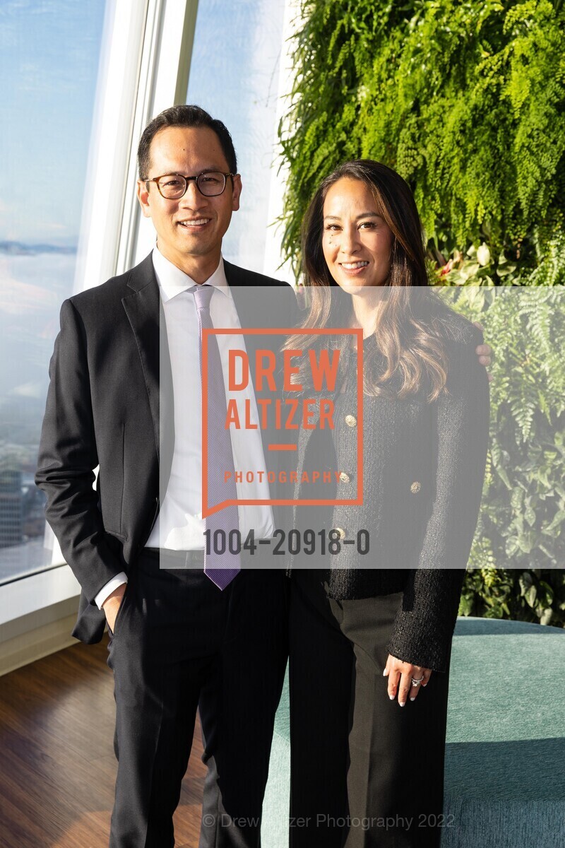 Edward Chang, Ivy Tom, UCSF Neurosurgery Event, Salesforce Tower. 415 Mission St, SF, CA 94105 US, October 8th, 2022, Photo #1004-20918-0 Edward Chang, Ivy Tom, Photo #1004-20918-0