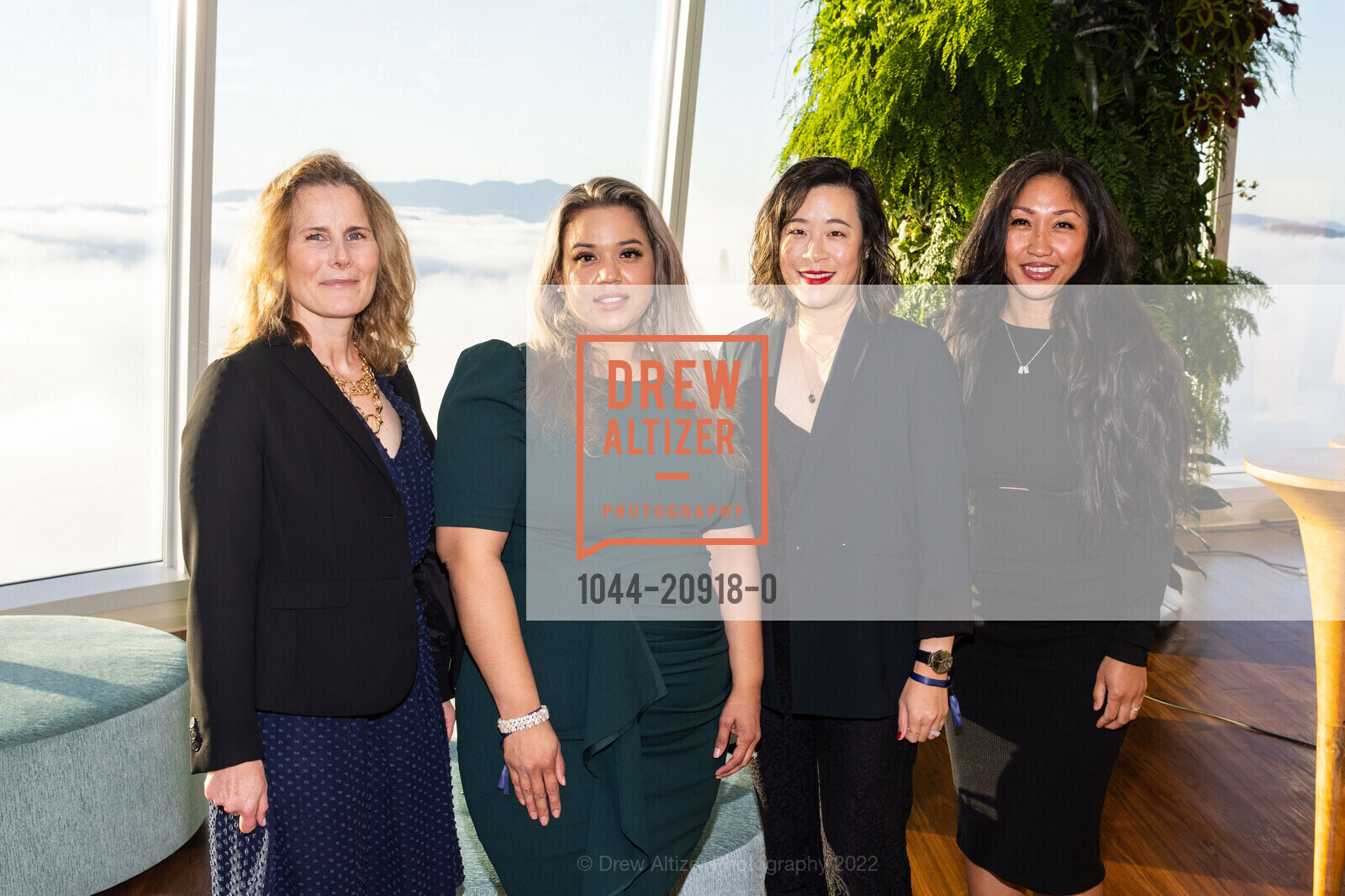 Marlene Burt, Marisol Martinez, Stacy Wong, Anna Kung, UCSF Neurosurgery Event, Salesforce Tower. 415 Mission St, SF, CA 94105 US, October 8th, 2022, Photo #1044-20918-0 Marlene Burt, Marisol Martinez, Stacy Wong, Anna Kung, Photo #1044-20918-0