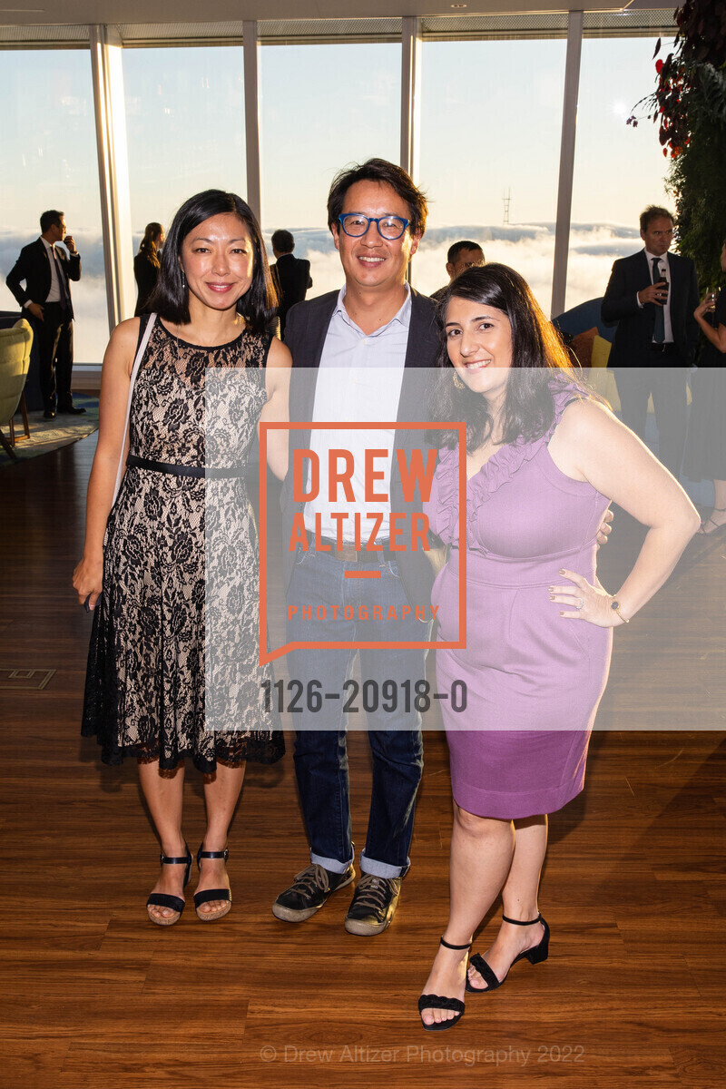 Doris Wang, Aaron Clark, Sasha Mortezaei, UCSF Neurosurgery Event, Salesforce Tower. 415 Mission St, SF, CA 94105 US, October 8th, 2022, Photo #1126-20918-0 Doris Wang, Aaron Clark, Sasha Mortezaei, Photo #1126-20918-0