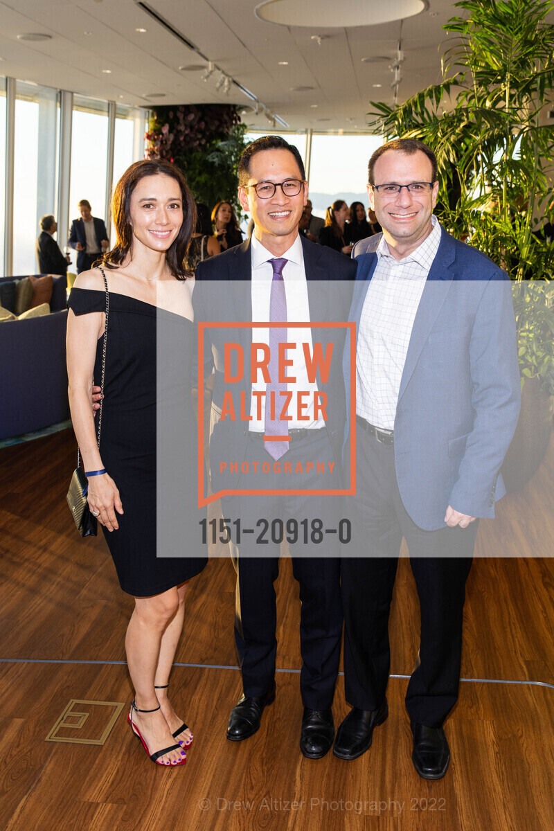 Michele Arnold, Edward Chang, Dario Englot, UCSF Neurosurgery Event, Salesforce Tower. 415 Mission St, SF, CA 94105 US, October 8th, 2022, Photo #1151-20918-0 Michele Arnold, Edward Chang, Dario Englot, Photo #1151-20918-0