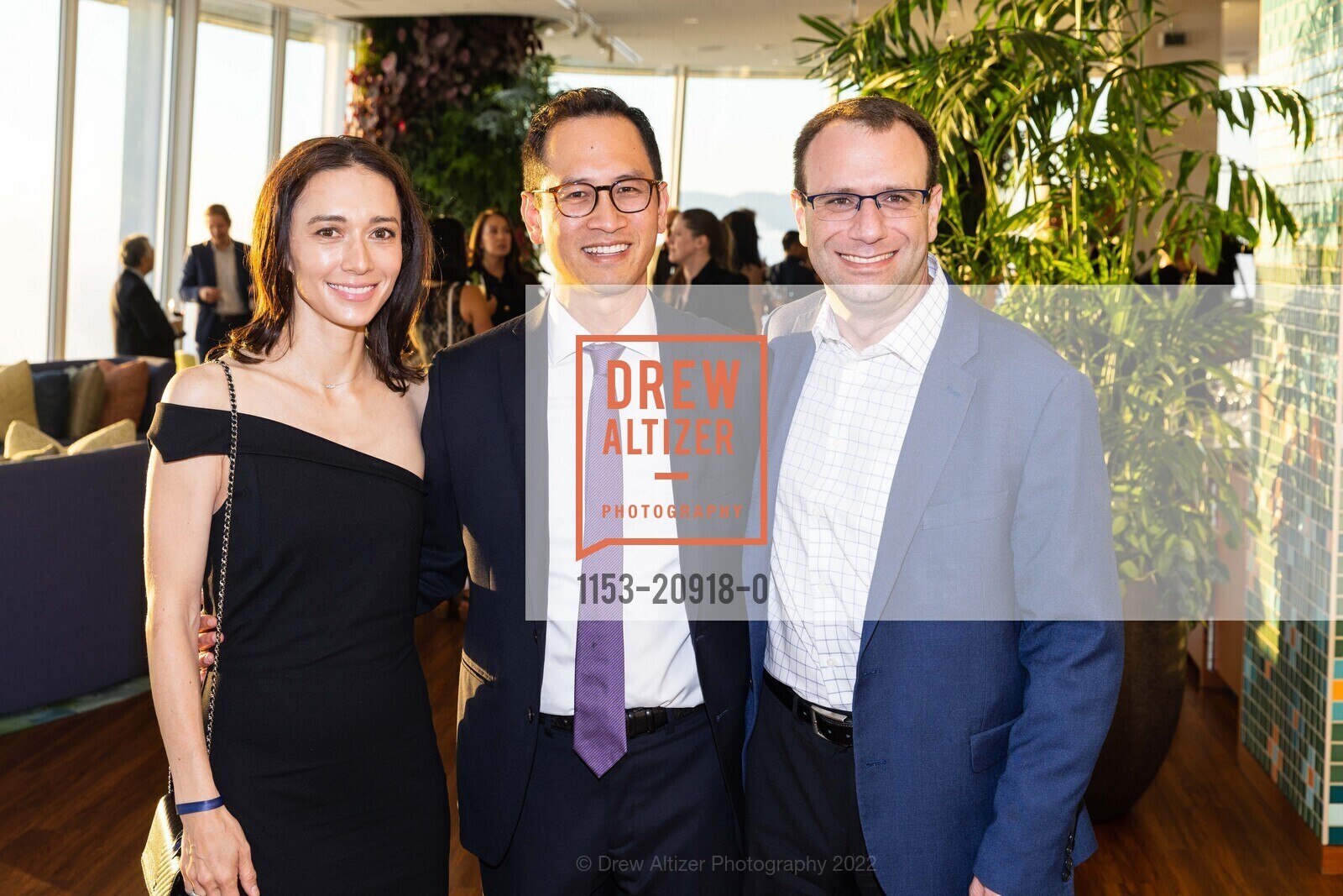 Michele Arnold, Edward Chang, Dario Englot, UCSF Neurosurgery Event, Salesforce Tower. 415 Mission St, SF, CA 94105 US, October 8th, 2022, Photo #1153-20918-0 Michele Arnold, Edward Chang, Dario Englot, Photo #1153-20918-0