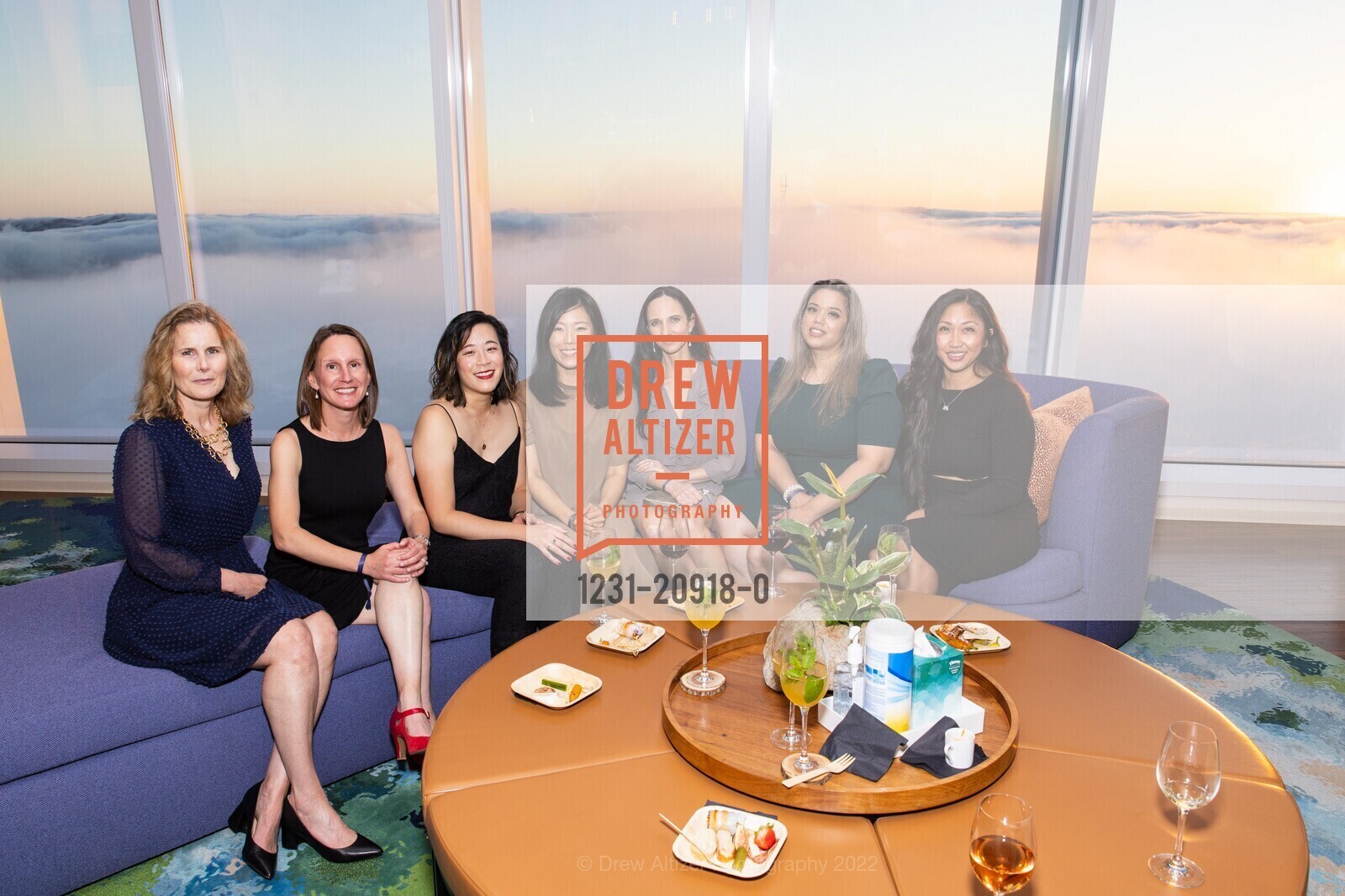 Marlene Bert, Charlotte Huey, Stacy Wong, Jenny Lee, Jen Smith, Marisol Martinez, Anna Kung, UCSF Neurosurgery Event, Salesforce Tower. 415 Mission St, SF, CA 94105 US, October 8th, 2022, Photo #1231-20918-0 Marlene Bert, Charlotte Huey, Stacy Wong, Jenny Lee, Jen Smith, Marisol Martinez, Anna Kung, Photo #1231-20918-0