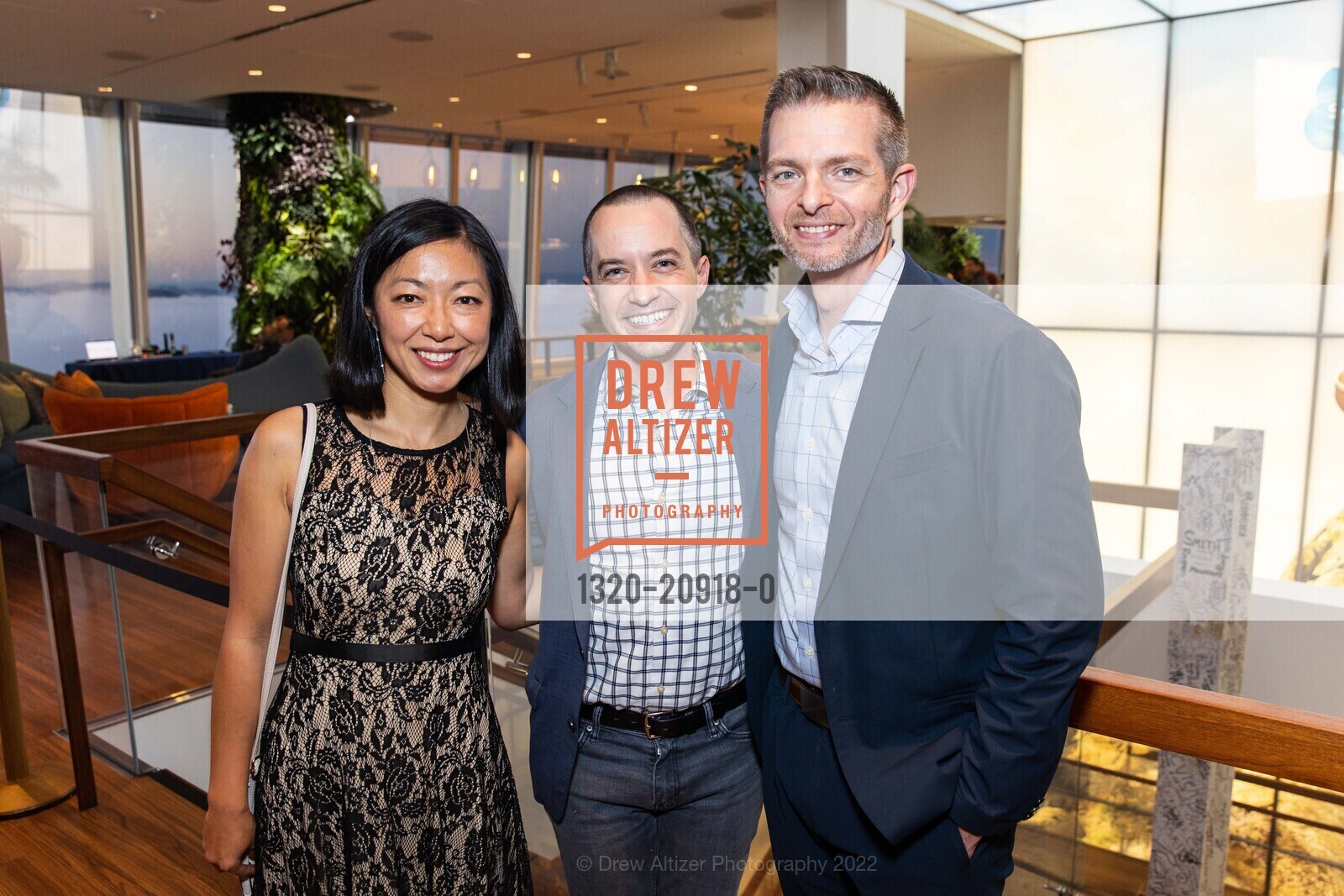 Doris Wang, John Rostom, Jason Davies, UCSF Neurosurgery Event, Salesforce Tower. 415 Mission St, SF, CA 94105 US, October 8th, 2022, Photo #1320-20918-0 Doris Wang, John Rostom, Jason Davies, Photo #1320-20918-0