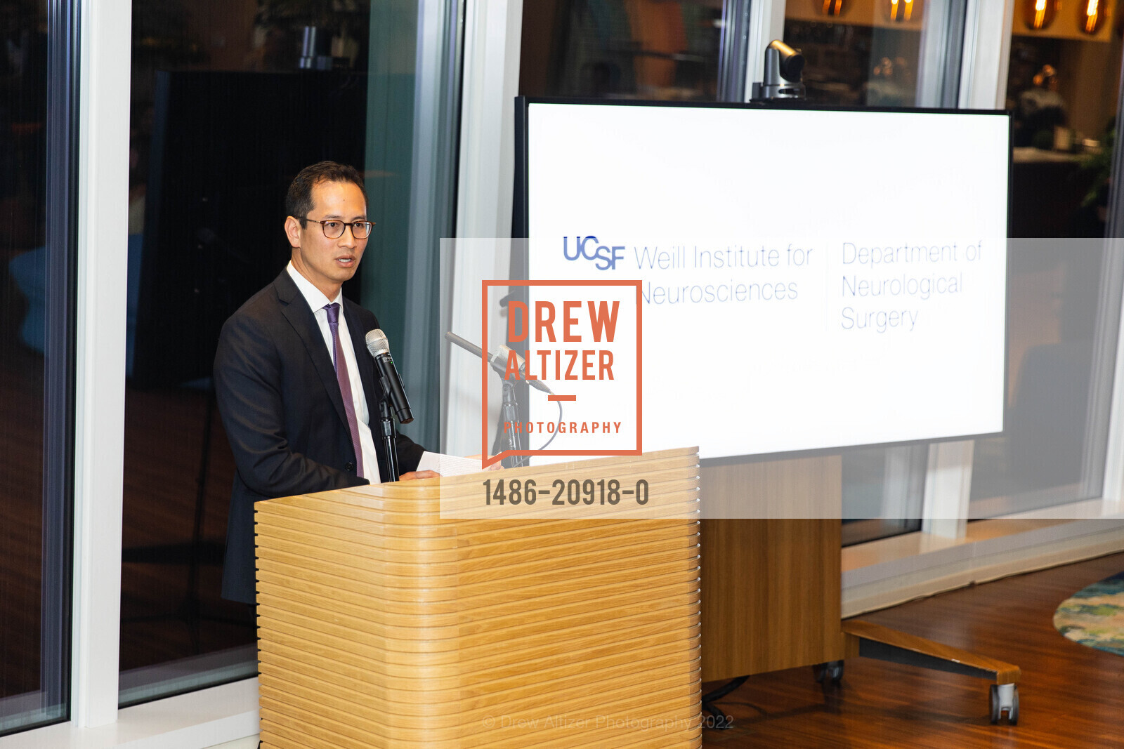 Edward Chang, UCSF Neurosurgery Event, Salesforce Tower. 415 Mission St, SF, CA 94105 US, October 8th, 2022, Photo #1486-20918-0 Edward Chang, Photo #1486-20918-0