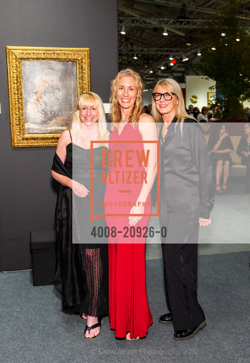 Cathleen Gouveia, Stephanie Hellman, Gayle Nicoletti, The San Francisco Fall Show Opening Night Gala 2022, Festival Pavilion. 38 Fort Mason, SF, CA 94123 US, October 12th, 2022, Photo #4008-20926-0 Cathleen Gouveia, Stephanie Hellman, Gayle Nicoletti, Photo #4008-20926-0