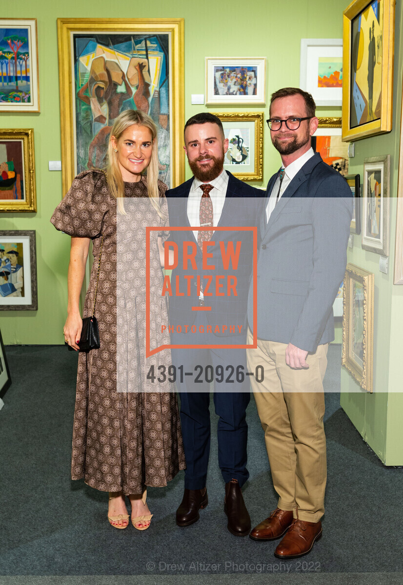 Emily Jones, Patrick Merriman, Scott Guerin, The San Francisco Fall Show Opening Night Gala 2022, Festival Pavilion. 38 Fort Mason, SF, CA 94123 US, October 12th, 2022, Photo #4391-20926-0 Emily Jones, Patrick Merriman, Scott Guerin, Photo #4391-20926-0
