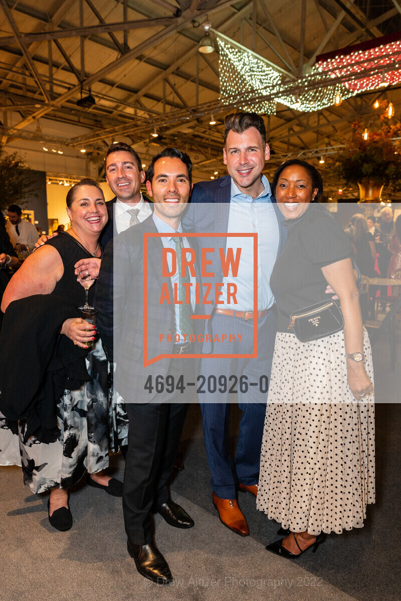 Rochelle Martini, Kevin Delmore, Alex Hachiya, Caleb Waugh, Karla Haynes, The San Francisco Fall Show Opening Night Gala 2022, Festival Pavilion. 38 Fort Mason, SF, CA 94123 US, October 12th, 2022, Photo #4694-20926-0 Rochelle Martini, Kevin Delmore, Alex Hachiya, Caleb Waugh, Karla Haynes, Photo #4694-20926-0