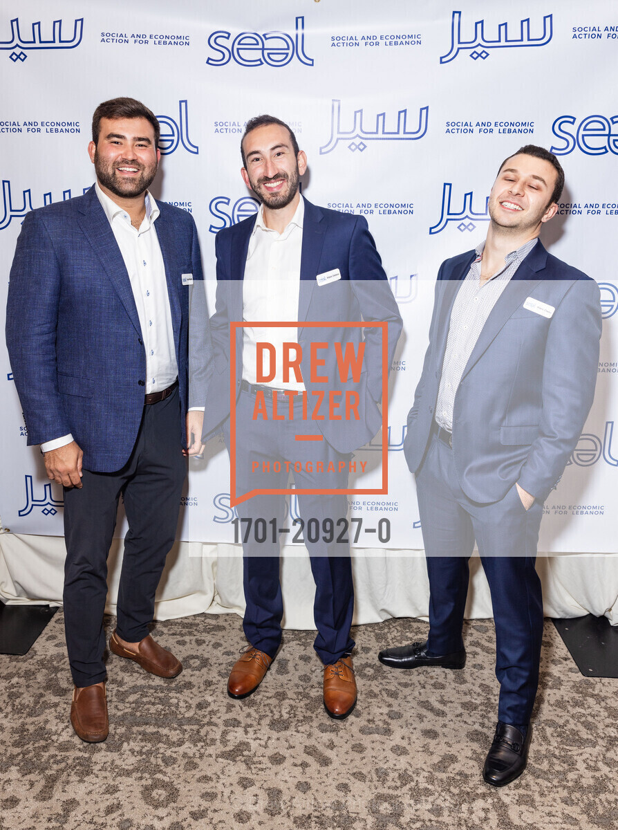 Fouad Boutros, Malek Debbas, Hani Daou, SEAL Benefit for Social and Economic Action for Lebanon Benefit Event, Sharon Heights. menlo park, October 12th, 2022, Photo #1701-20927-0 Fouad Boutros, Malek Debbas, Hani Daou, Photo #1701-20927-0