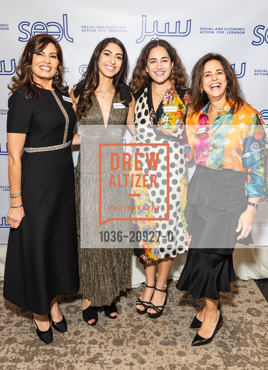 Rula Tamer, Katia Tamer, Sabrina Tager, Joumana Tager, SEAL Benefit for Social and Economic Action for Lebanon Benefit Event, Sharon Heights. menlo park, October 12th, 2022, Photo #1036-20927-0 Rula Tamer, Katia Tamer, Sabrina Tager, Joumana Tager, Photo #1036-20927-0