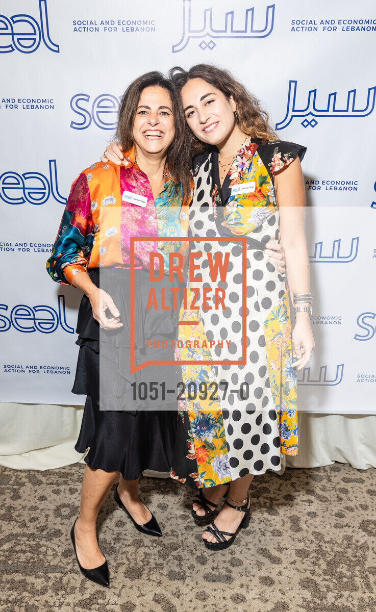 Joumana Tager, Sabrina Tager, SEAL Benefit for Social and Economic Action for Lebanon Benefit Event, Sharon Heights. menlo park, October 12th, 2022, Photo #1051-20927-0 Joumana Tager, Sabrina Tager, Photo #1051-20927-0