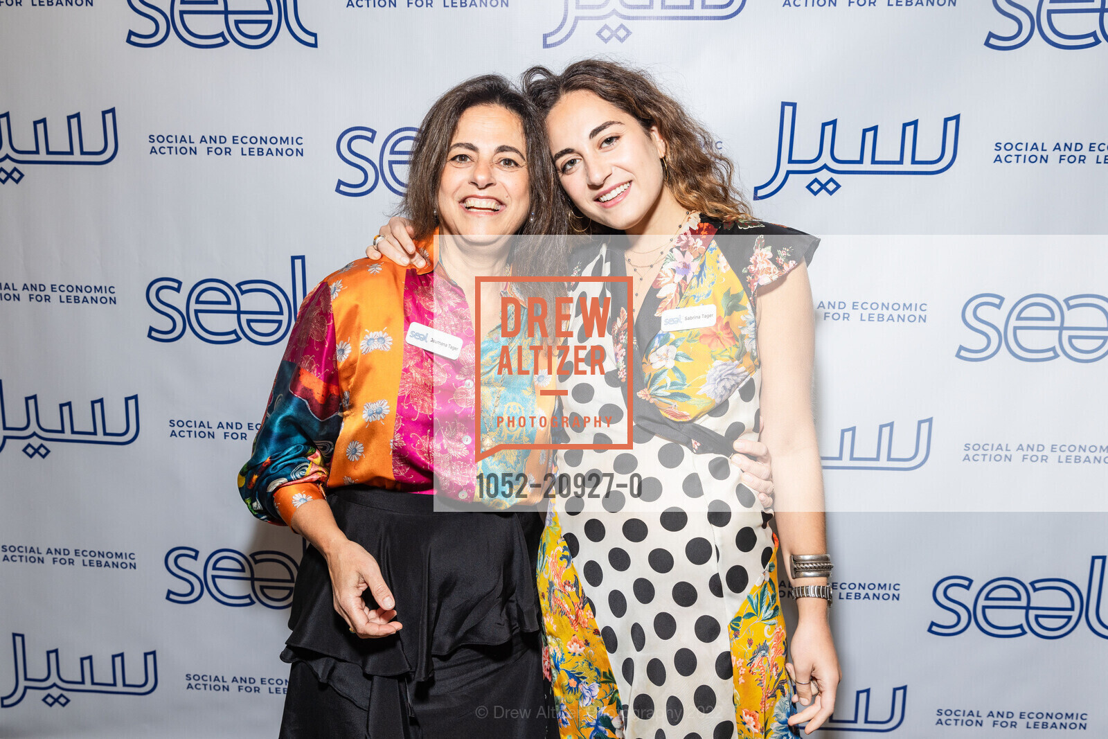 Joumana Tager, Sabrina Tager, SEAL Benefit for Social and Economic Action for Lebanon Benefit Event, Sharon Heights. menlo park, October 12th, 2022, Photo #1052-20927-0 Joumana Tager, Sabrina Tager, Photo #1052-20927-0