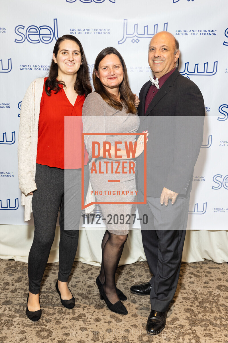Diana Hage, Judith Hage, Charles Hage, SEAL Benefit for Social and Economic Action for Lebanon Benefit Event, Sharon Heights. menlo park, October 12th, 2022, Photo #1172-20927-0 Diana Hage, Judith Hage, Charles Hage, Photo #1172-20927-0