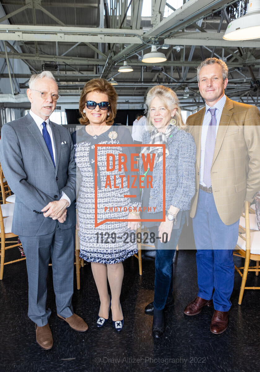 Martin Chapman, Emma Manners, Emma Burns, Dominic Evans-Freke, The Chairman's Luncheon 2022, Festival Pavilion. Fort Mason, SF, CA 94123, October 13th, 2022, Photo #1129-20928-0 Martin Chapman, Emma Manners, Emma Burns, Dominic Evans-Freke, Photo #1129-20928-0