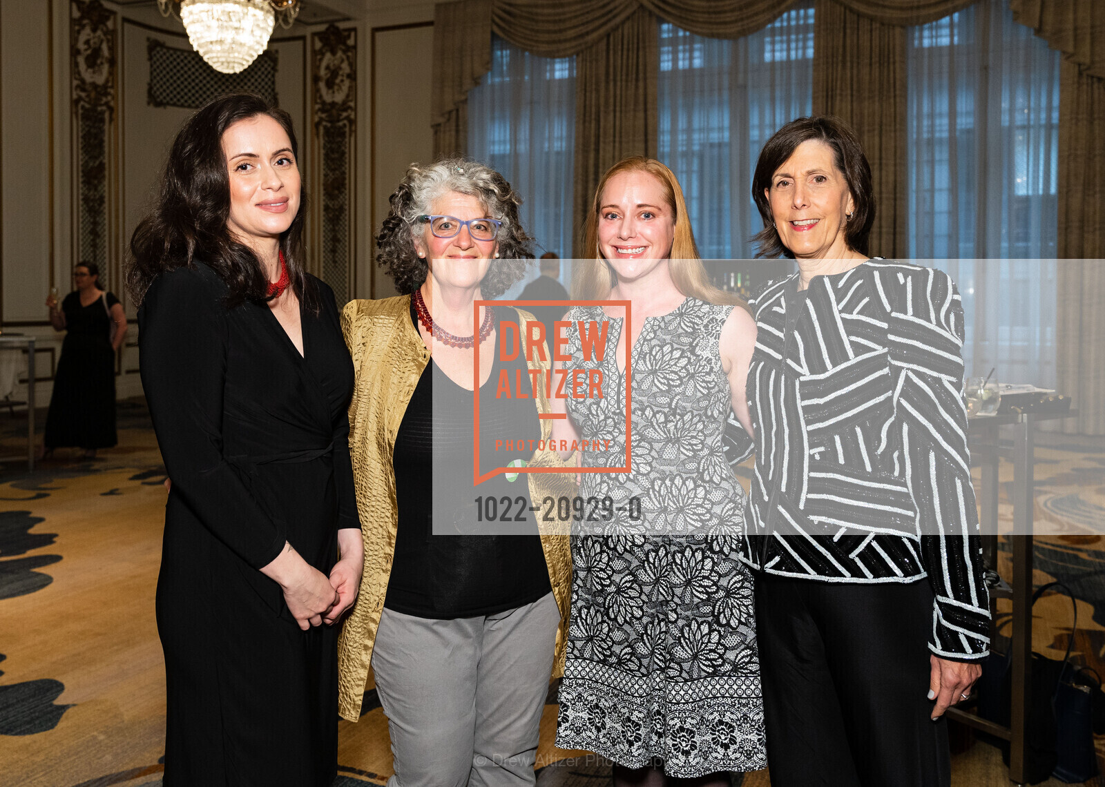 Cecilia Baeza, Lisa Shallott, Shannon Bourne, Micki Klearman, Shanti Project Compassion is Universal 2022 for Shanti Project Compassion is Universal 2022, Palace Hotel. 2 New Montgomery St, SF, CA 94105 US, October 13th, 2022, Photo #1022-20929-0 Cecilia Baeza, Lisa Shallott, Shannon Bourne, Micki Klearman, Photo #1022-20929-0