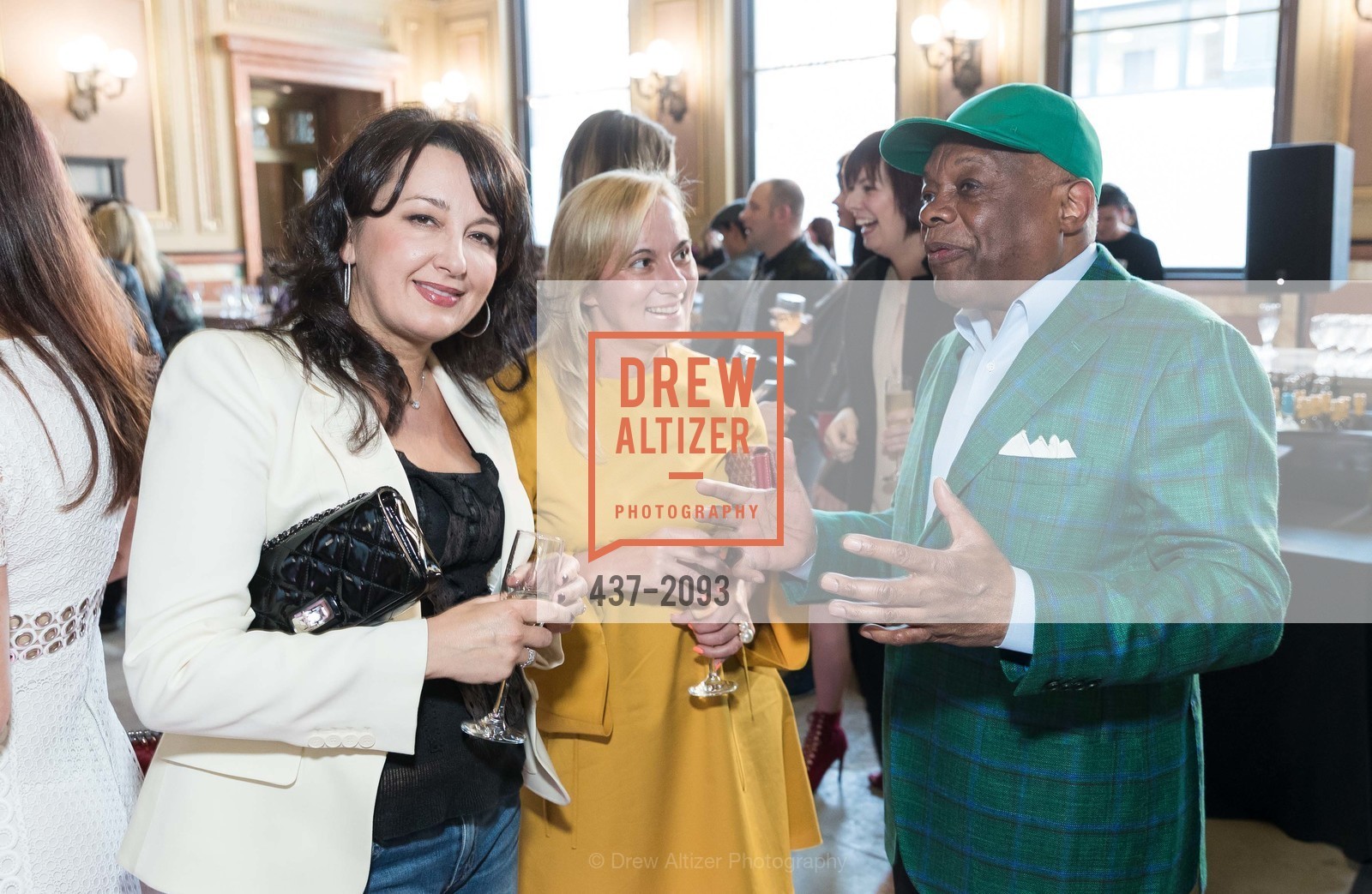 Valerie Rybkin, Irina Demchenko, Willie Brown, Major Obsessions Spring/ Summer 2017 Fashion Show at at One Jones, Hibernia Bank Building. 1 Jones St San Francisco, California 94102, Photo #437-2093 Valerie Rybkin, Irina Demchenko, Willie Brown, Photo #437-2093