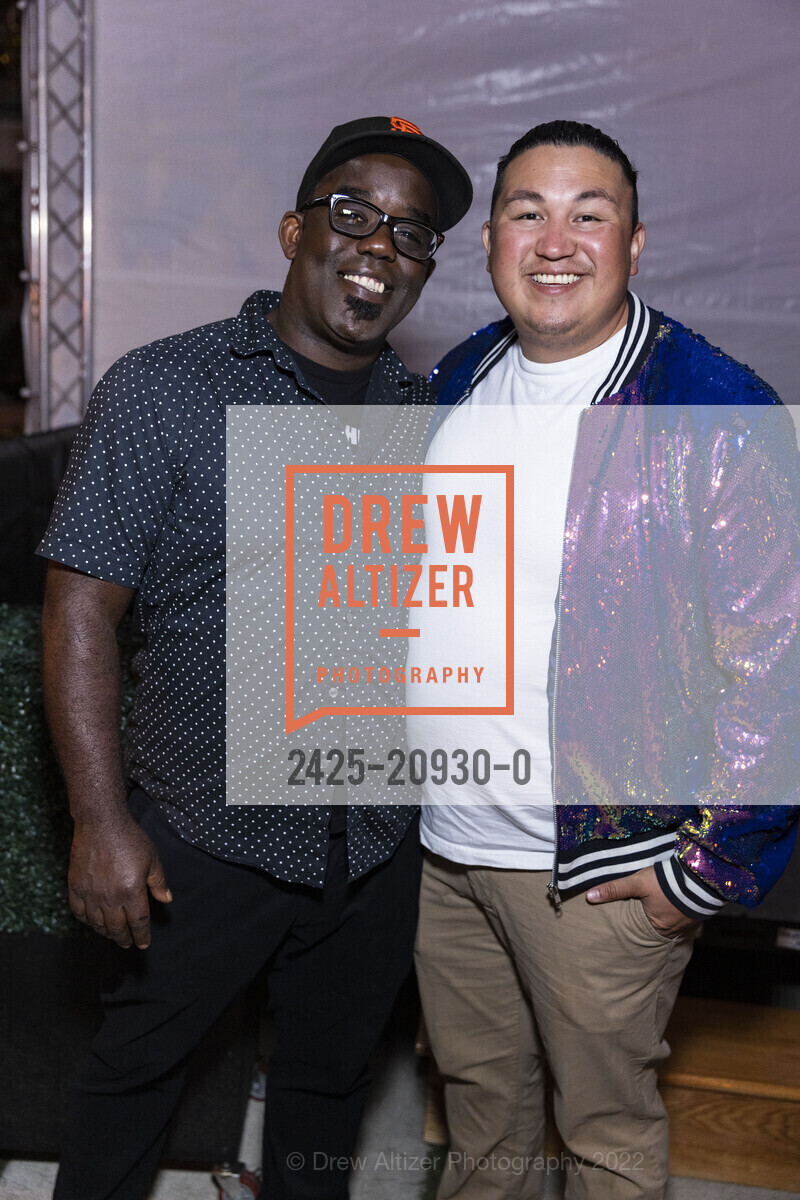 Orlando Lee, Ricardo Villagomez, TNDC's Annual Pool Toss 2022, Phoenix Hotel. 601 Eddy St, SF, CA 94109 US, October 13th, 2022, Photo #2425-20930-0 Orlando Lee, Ricardo Villagomez, Photo #2425-20930-0