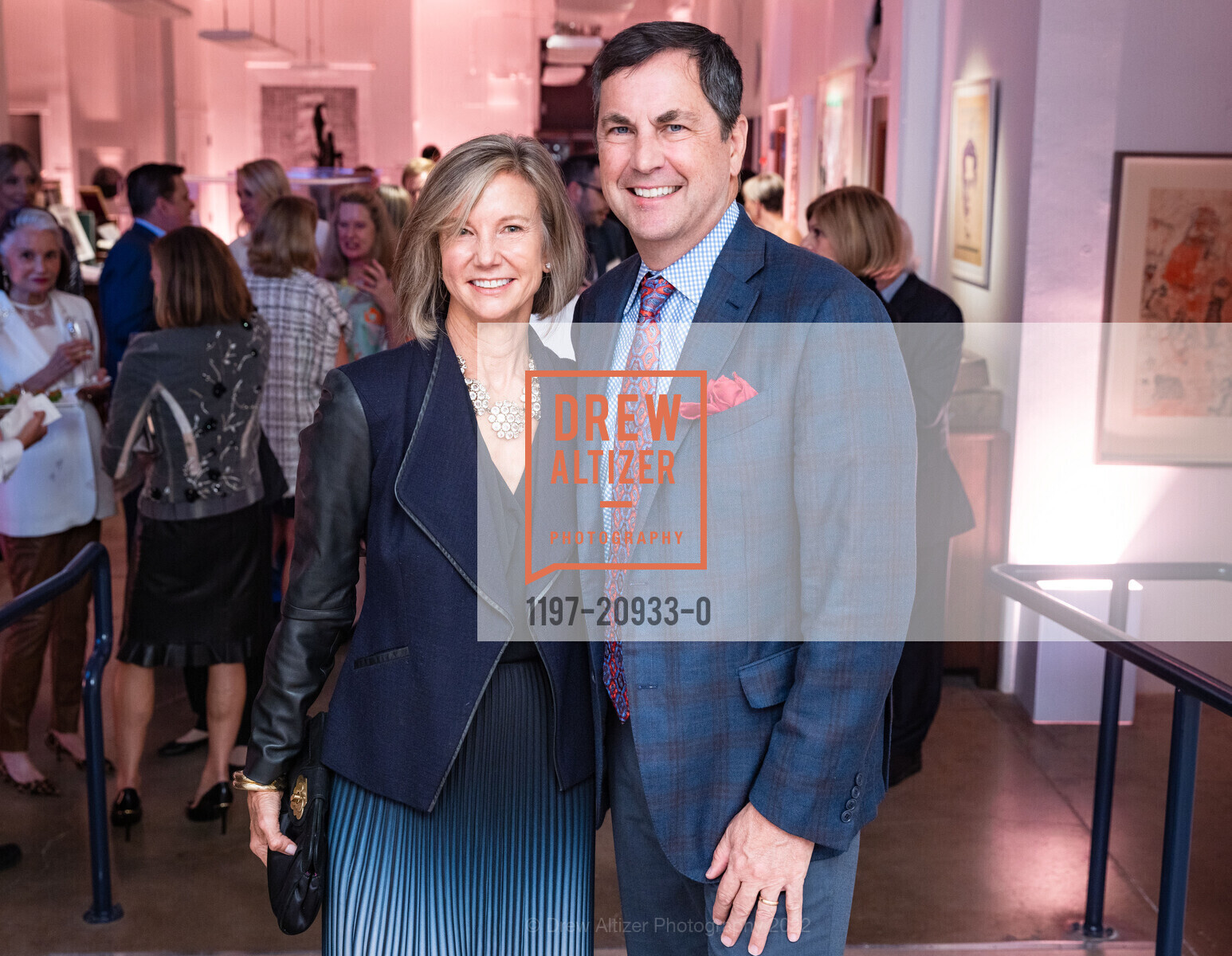 Pam Joyce, Dennis Joyce, Kendall Wilkinson Design's 30th Anniversary Party, Arion Press Arion Press @ 1802 Hays Street, SF, CA 94129 US. 1802 Hays Street, SF, CA 94129 US, October 13th, 2022, Photo #1197-20933-0 Pam Joyce, Dennis Joyce, Photo #1197-20933-0