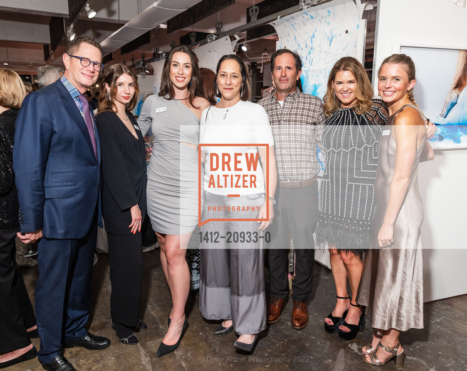 Chris Eskra, Lora Lombardi, Samara Cramer, Devan Radin, John Radin, Kendall Wilkinson, Elysse Ferguson, Kendall Wilkinson Design's 30th Anniversary Party, Arion Press Arion Press @ 1802 Hays Street, SF, CA 94129 US. 1802 Hays Street, SF, CA 94129 US, October 13th, 2022, Photo #1412-20933-0 Chris Eskra, Lora Lombardi, Samara Cramer, Devan Radin, John Radin, Kendall Wilkinson, Elysse Ferguson, Photo #1412-20933-0