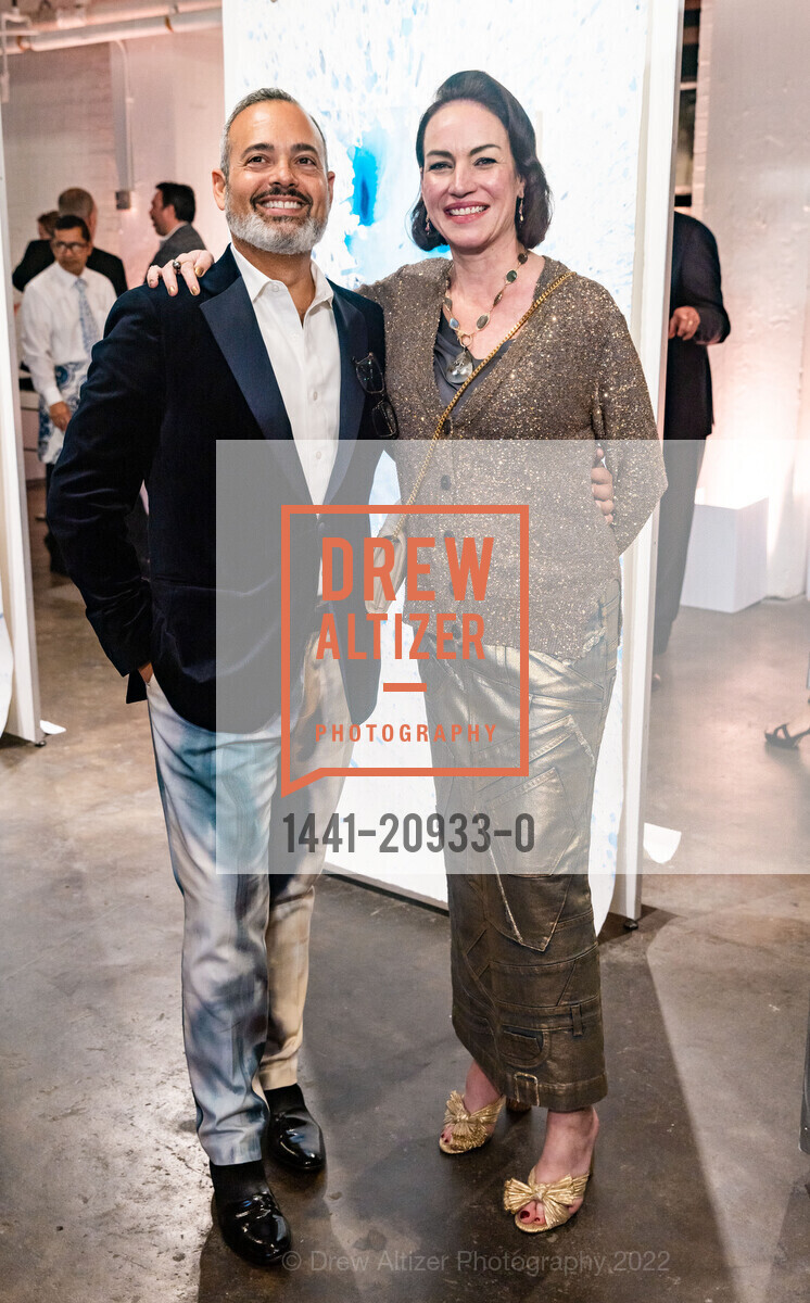Raymond Schneider, Krista Coupar, Kendall Wilkinson Design's 30th Anniversary Party, Arion Press Arion Press @ 1802 Hays Street, SF, CA 94129 US. 1802 Hays Street, SF, CA 94129 US, October 13th, 2022, Photo #1441-20933-0 Raymond Schneider, Krista Coupar, Photo #1441-20933-0