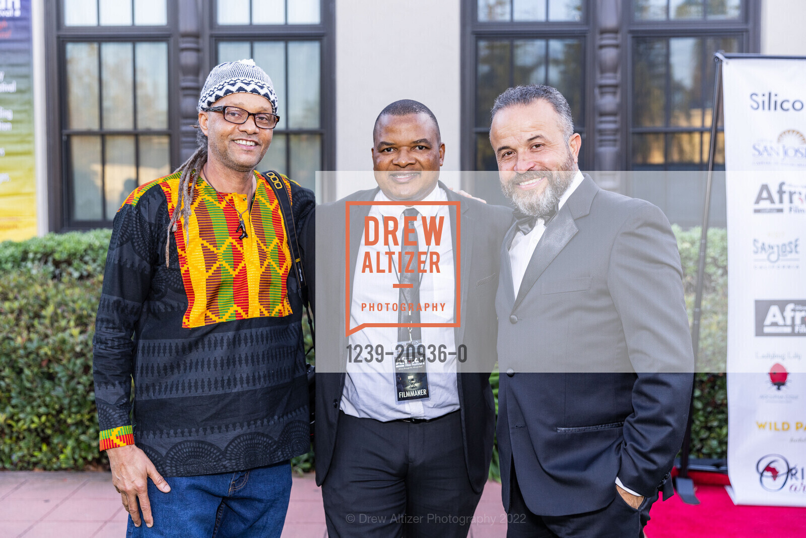 Sanele Sibanda, Anis Lassoued, Silicon Valley African Film Festival, Historic Hoover Theatre. 1635 Park Ave, San Jose, CA 95126, October 14th, 2022, Photo #1239-20936-0 Sanele Sibanda, Anis Lassoued, Photo #1239-20936-0