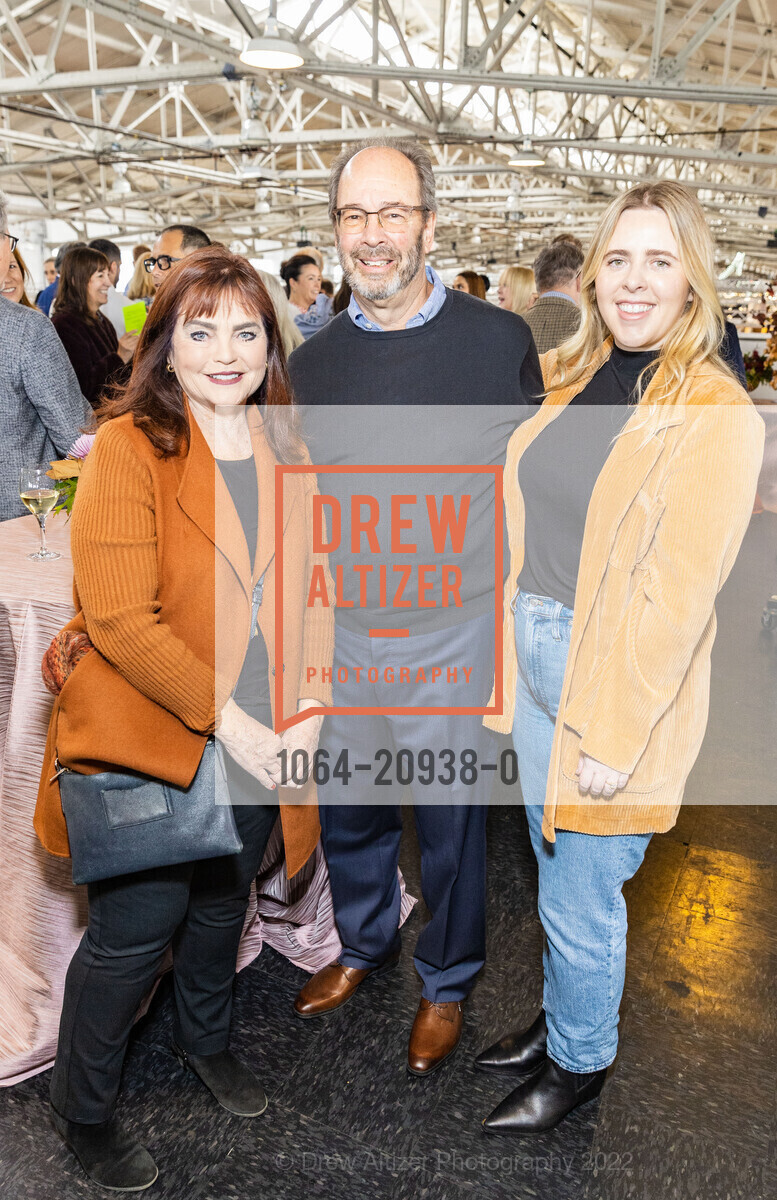 Pam Volkmann, Philip Volkmann, Jessica Volkmann, ICAA Luncheon at the SF Fall Show, Fort Mason Festival Pavilion - Mezzanine. Fort Mason Center, SF, CA 94109 US, October 15th, 2022, Photo #1064-20938-0 Pam Volkmann, Philip Volkmann, Jessica Volkmann, Photo #1064-20938-0