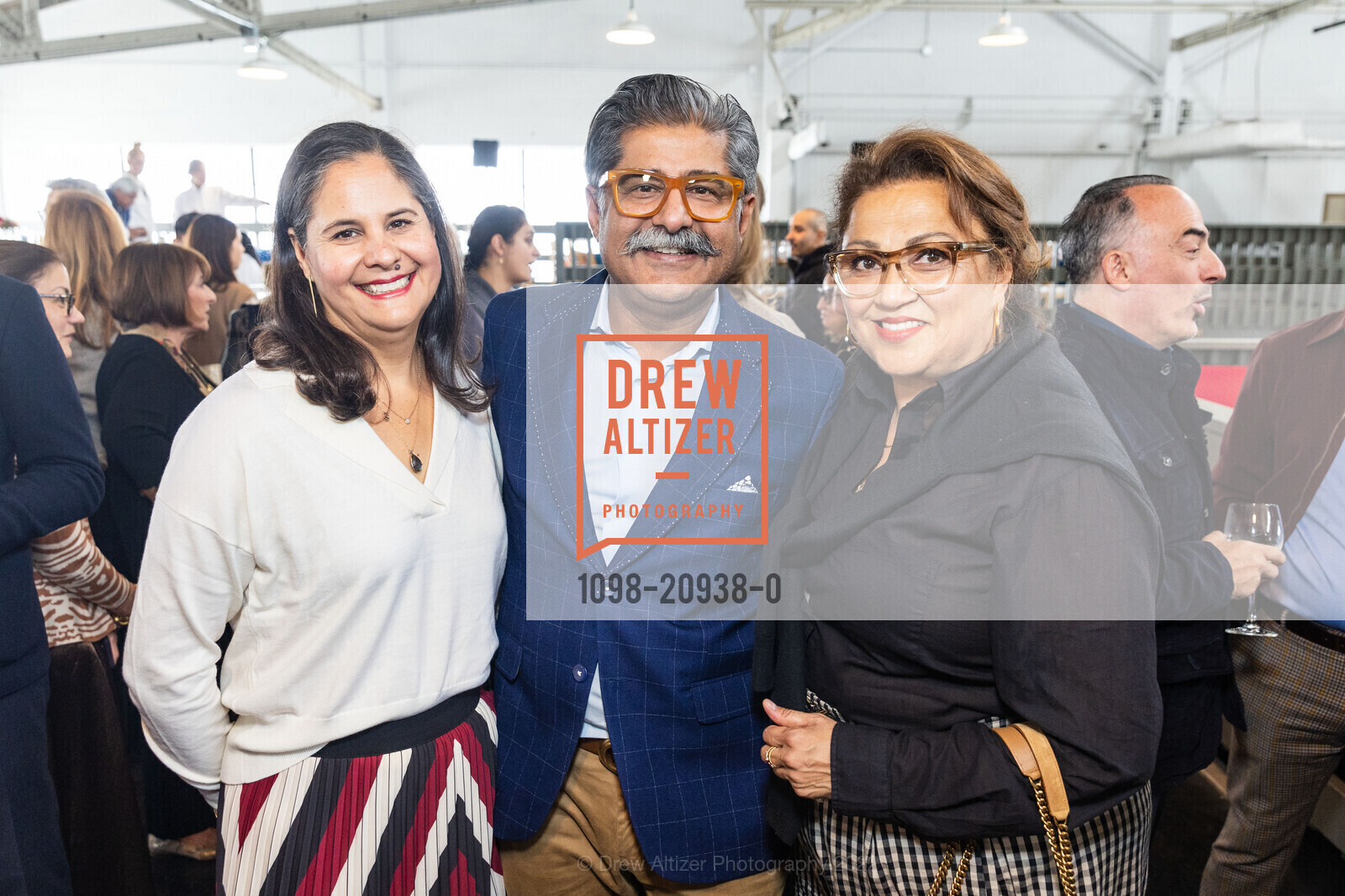 Cecilia Segrera-Hill, Imran Dhedhi, Anna Concha, ICAA Luncheon at the SF Fall Show, Fort Mason Festival Pavilion - Mezzanine. Fort Mason Center, SF, CA 94109 US, October 15th, 2022, Photo #1098-20938-0 Cecilia Segrera-Hill, Imran Dhedhi, Anna Concha, Photo #1098-20938-0