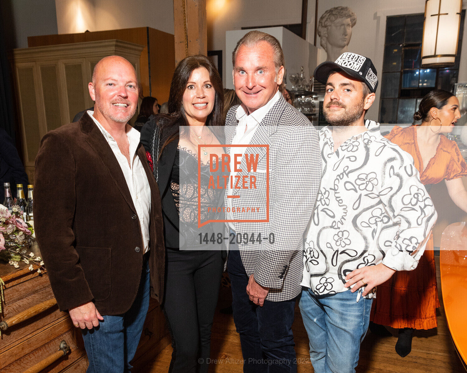 David Nash, Carrie McMurtry, Daniel McMurtry, Chris Goff, Ken Fulk and The Fall Show at The Magic Factory, Ken Fulk's Magic Factory, October 14th, 2022, Photo #1448-20944-0 David Nash, Carrie McMurtry, Daniel McMurtry, Chris Goff, Photo #1448-20944-0
