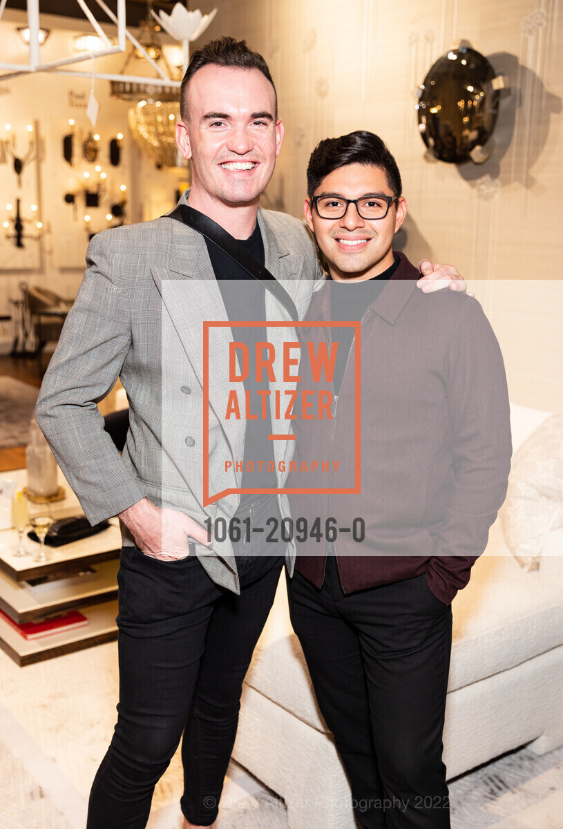 Brad Marsh, Marlon Gutierrez, HEWN Meet The Makers Cocktail Party, Jeffrey Holt. 101 Henry Adams St, SF, CA 94103, October 18th, 2022, Photo #1061-20946-0 Brad Marsh, Marlon Gutierrez, Photo #1061-20946-0