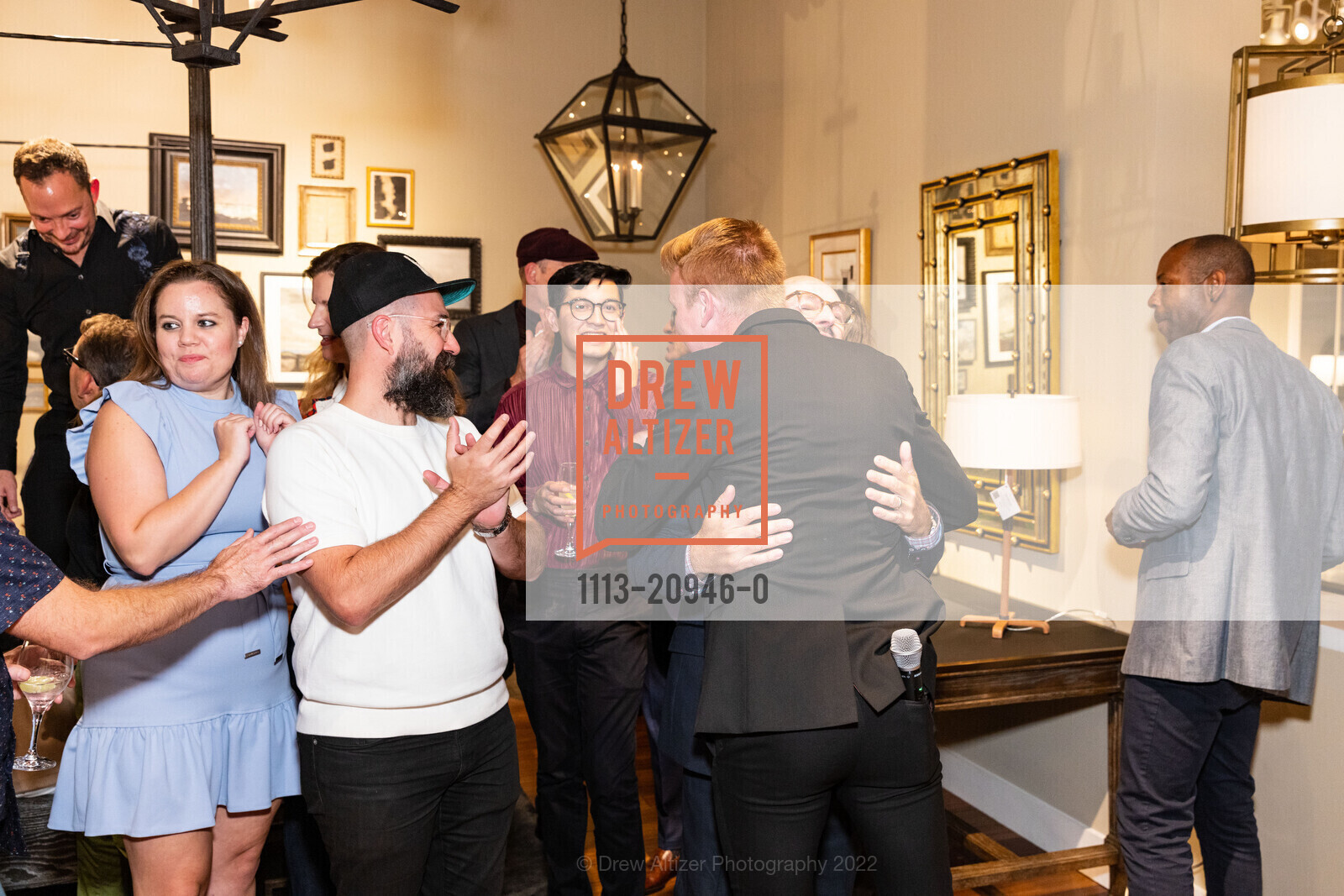 Peter West, Danielle Giglione, Logan Montgomery, Vidal Zepeda, HEWN Meet The Makers Cocktail Party, Jeffrey Holt. 101 Henry Adams St, SF, CA 94103, October 18th, 2022, Photo #1113-20946-0 Peter West, Danielle Giglione, Logan Montgomery, Vidal Zepeda, Photo #1113-20946-0