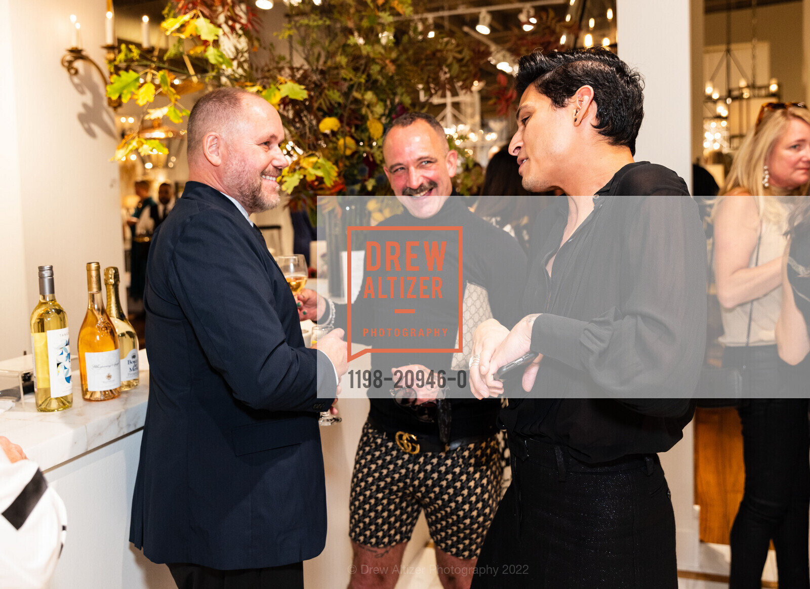 Kevin Kolanowski, Andrew Joseph, Eric Aviles, HEWN Meet The Makers Cocktail Party, Jeffrey Holt. 101 Henry Adams St, SF, CA 94103, October 18th, 2022, Photo #1198-20946-0 Kevin Kolanowski, Andrew Joseph, Eric Aviles, Photo #1198-20946-0