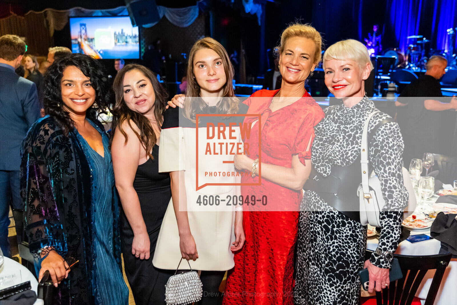 Archie Chattha, Vivi Draganic, Nellie Hudson, Kelly Sparks, Bring Change To Mind's Revels & Revelations 10 Honoring Melissa McCarthy, Bimbo's 365 Club. 1025 Columbus Avenue, October 19th, 2022, Photo #4606-20949-0 Archie Chattha, Vivi Draganic, Nellie Hudson, Kelly Sparks, Photo #4606-20949-0