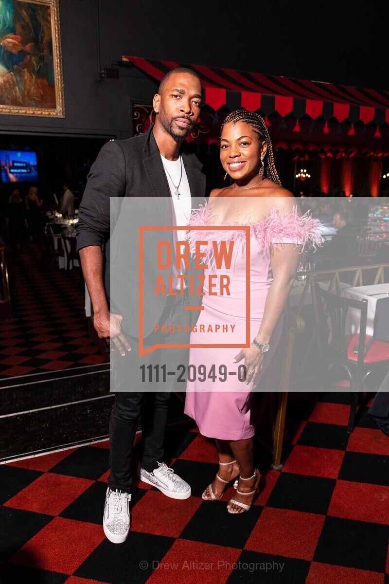 Jay Pharoah, Shaina Farrow, Bring Change To Mind's Revels & Revelations 10 Honoring Melissa McCarthy, Bimbo's 365 Club. 1025 Columbus Avenue, Photo #1111-20949-0 Jay Pharoah, Shaina Farrow, Photo #1111-20949-0