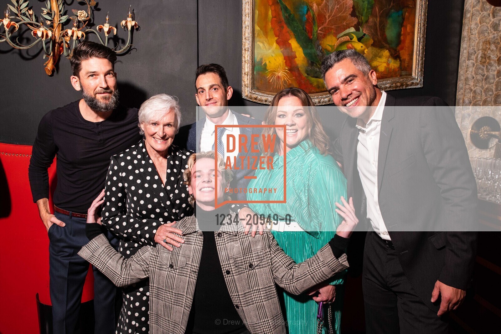 Alan Stuart, Glenn Close, David Ehrenberg, Jack Wright, Melissa McCarthy, Cash Warren, Bring Change To Mind's Revels & Revelations 10 Honoring Melissa McCarthy, Bimbo's 365 Club. 1025 Columbus Avenue, Photo #1234-20949-0 Alan Stuart, Glenn Close, David Ehrenberg, Jack Wright, Melissa McCarthy, Cash Warren, Photo #1234-20949-0