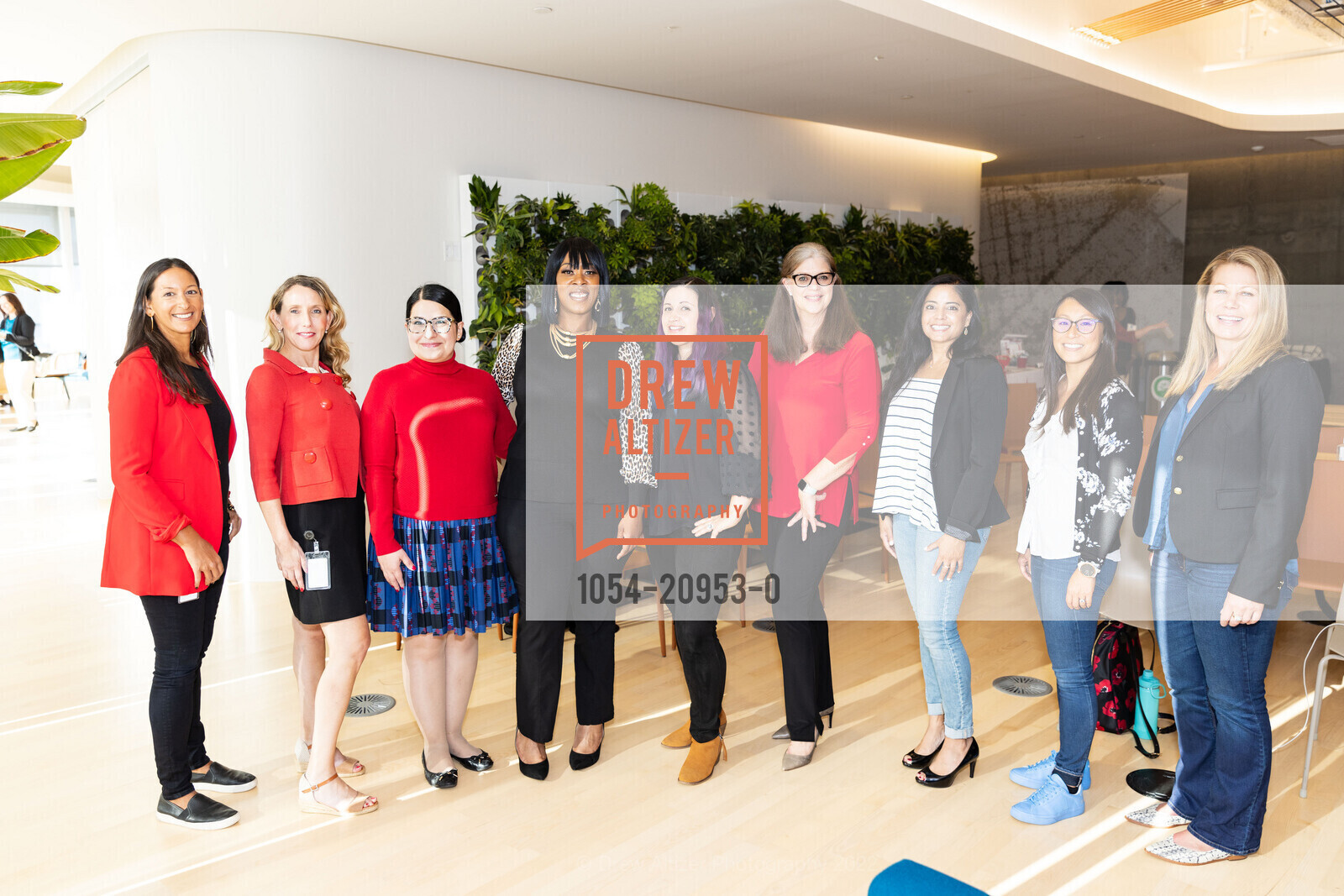 Maya Agaskar, Adrina Bandell, Kim Sanders, Nina Bonde, Sonia Hunt, Jing Lee, SFCC hosts Well Conference in Salesforce Tower on Thursday, October 20th, Salesforce Tower. 415 Mission St, SF, CA 94105 US, October 20th, 2022, Photo #1054-20953-0 Maya Agaskar, Adrina Bandell, Kim Sanders, Nina Bonde, Sonia Hunt, Jing Lee, Photo #1054-20953-0
