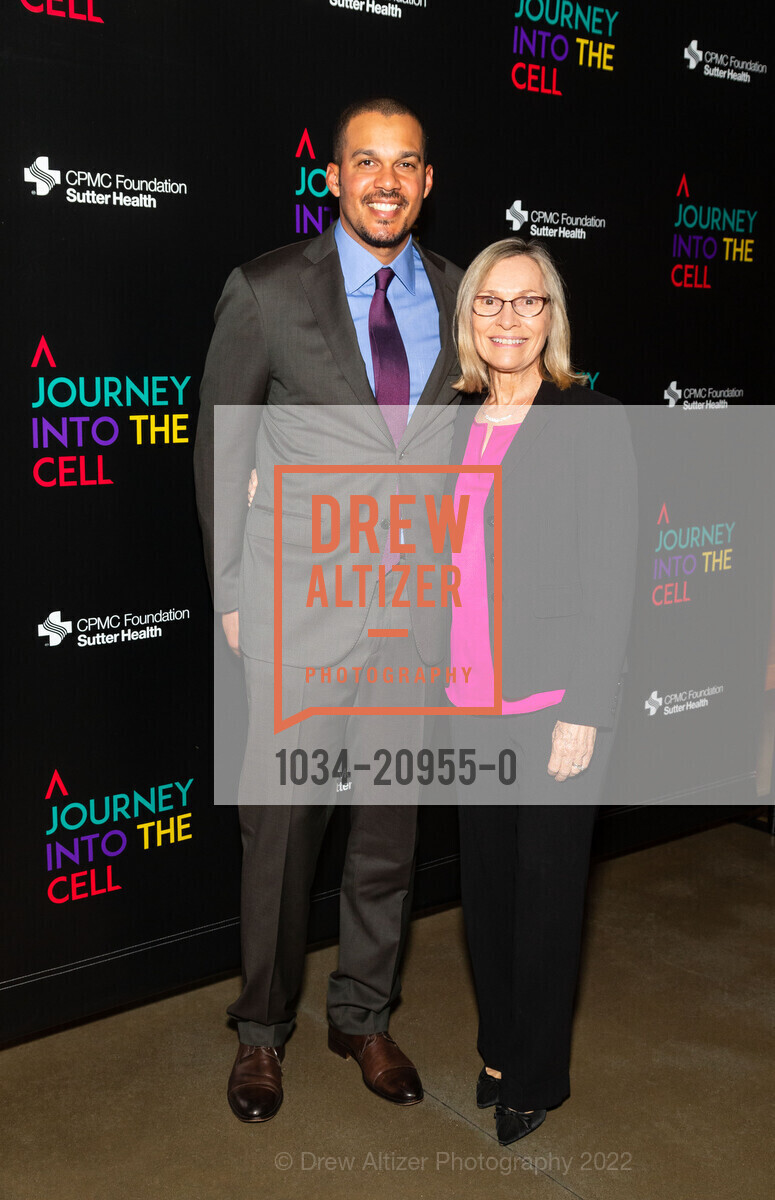 Michael Duignan, Mona Villapiano, A Journey Into the Cell: An Evening of Exploration with Dr. Siddhartha Mukherjee, California Academy of Sciences. 55 Music Concourse Dr, SF, CA 94118 US, October 22nd, 2022, Photo #1034-20955-0 Michael Duignan, Mona Villapiano, Photo #1034-20955-0