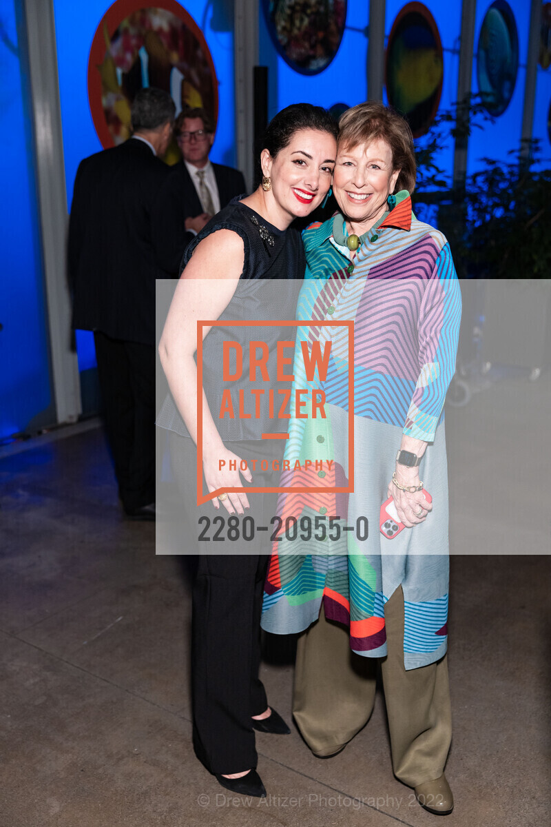 Raya Elias-Petros, Sally Slavin, A Journey Into the Cell: An Evening of Exploration with Dr. Siddhartha Mukherjee, California Academy of Sciences. 55 Music Concourse Dr, SF, CA 94118 US, October 22nd, 2022, Photo #2280-20955-0 Raya Elias-Petros, Sally Slavin, Photo #2280-20955-0